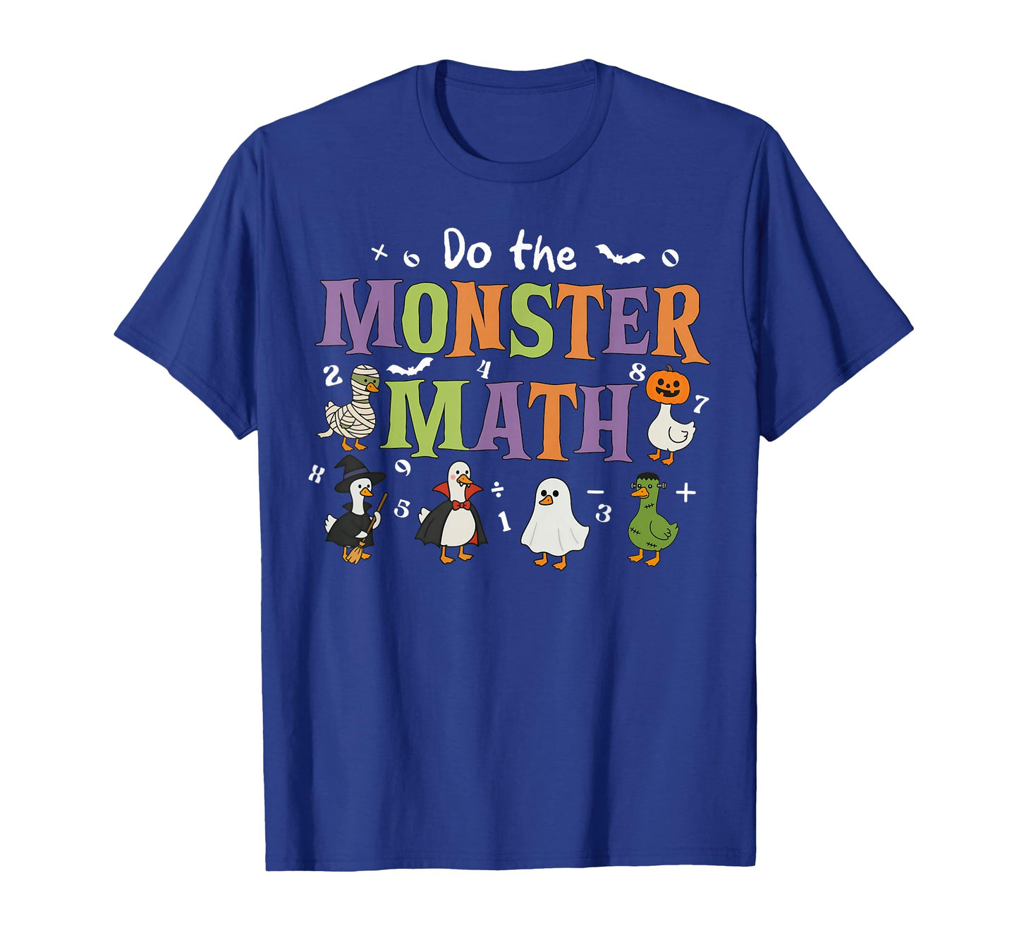 Do The Monster Math Funny Duck Halloween Teachers Students T-Shirt