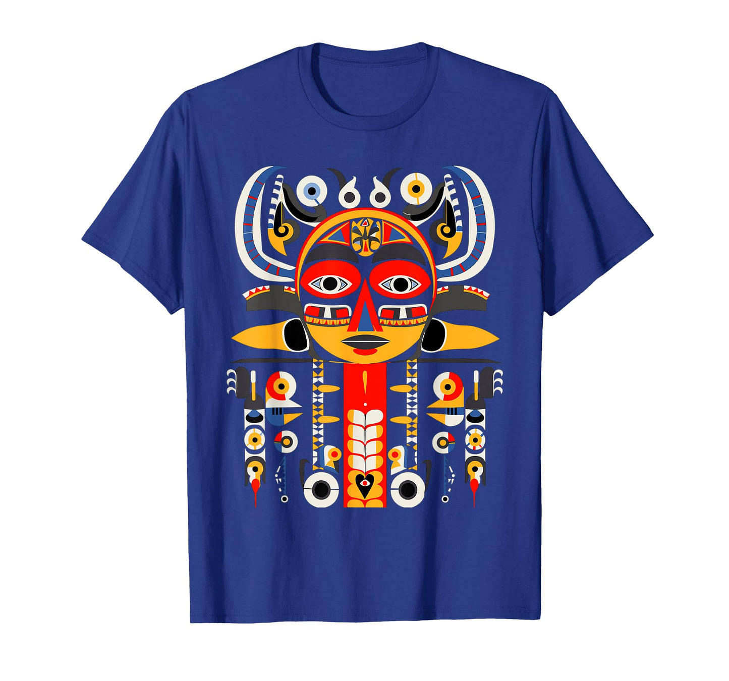 Totem Pole in Pacific Northwest Coastal Art Style T-Shirt