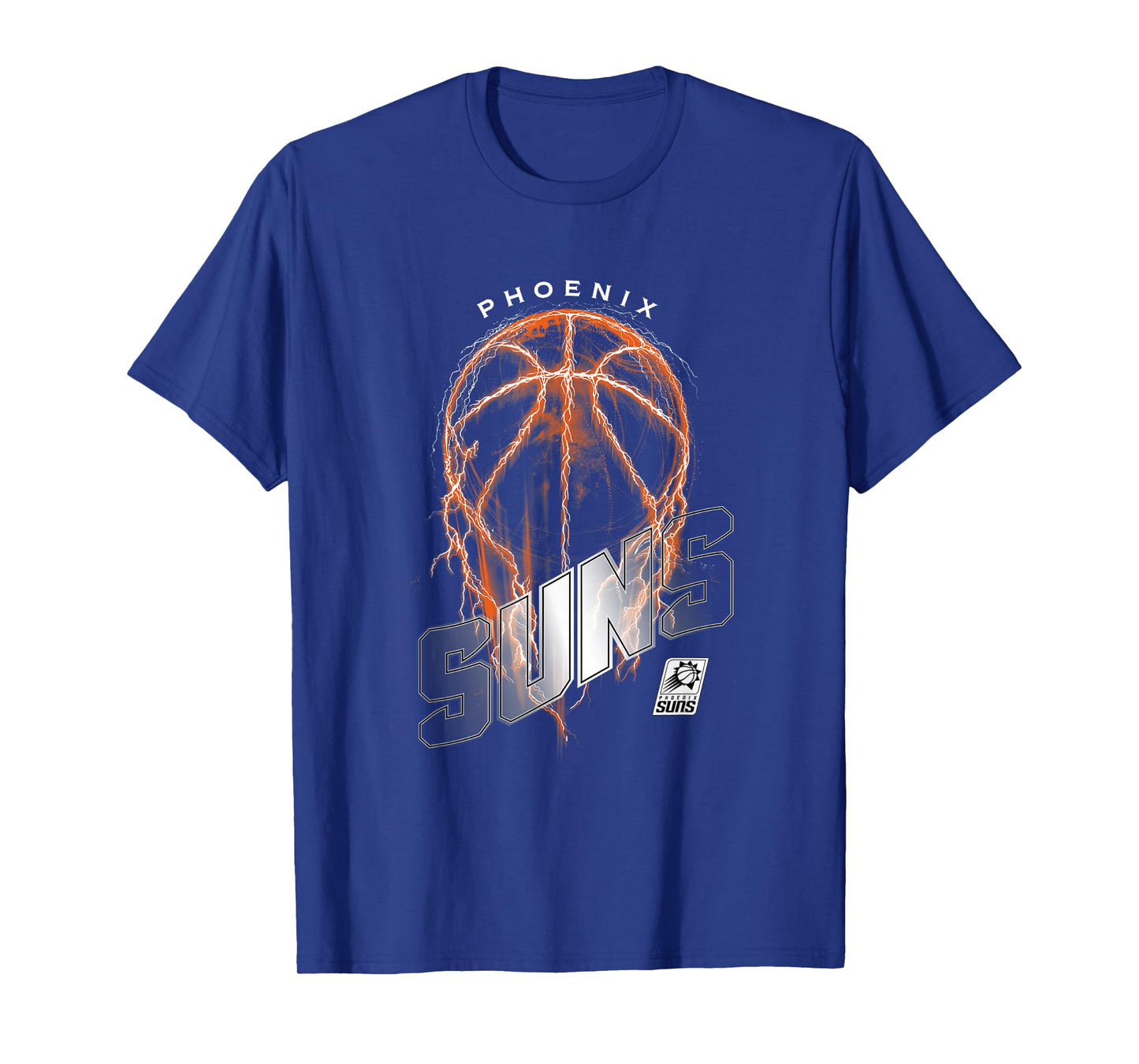 NBA Phoenix Suns Lightning Bolt Basketball Logo T-Shirt