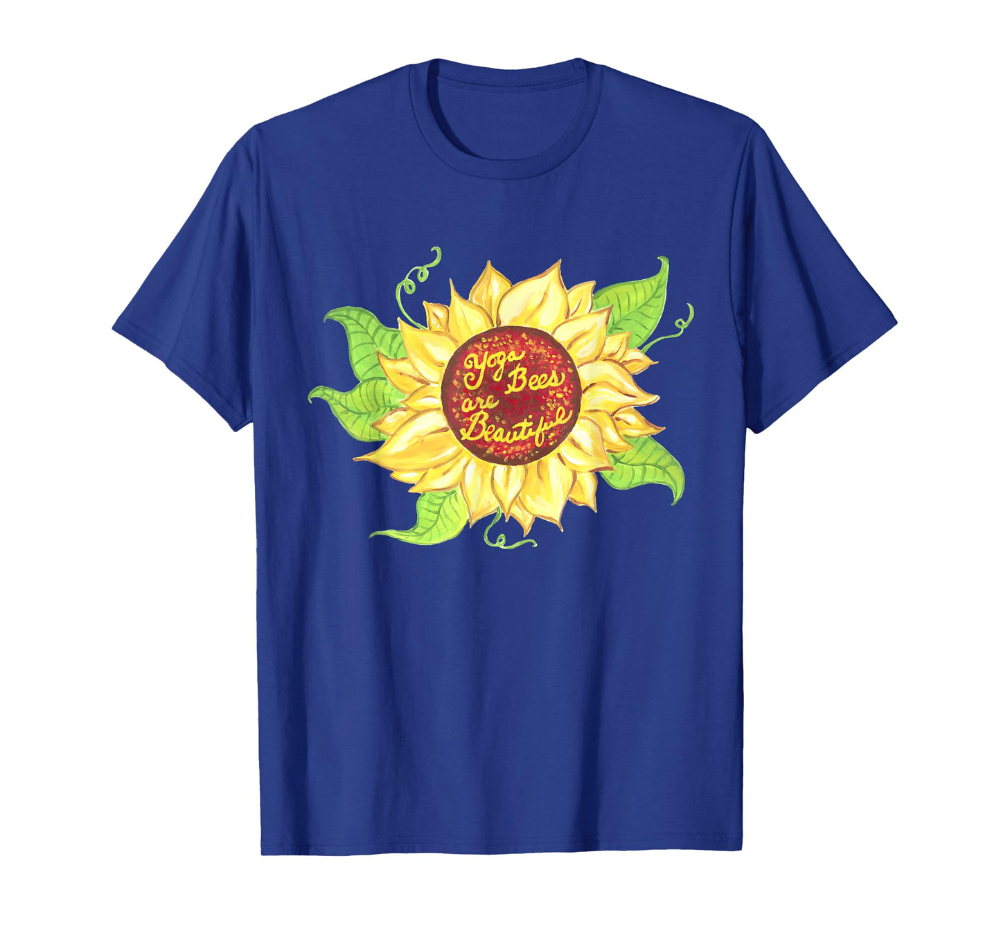 Yoga Bees Sunflower T-Shirt