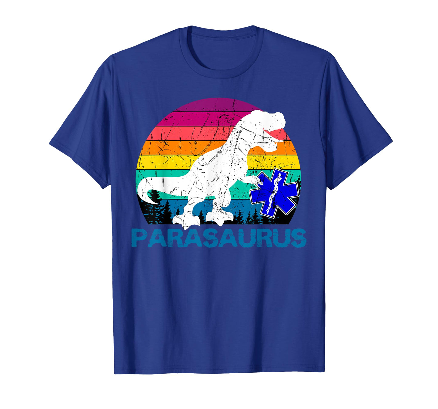 Paramedic Retro Vintage T-Rex Emergency Medical Technician T-Shirt