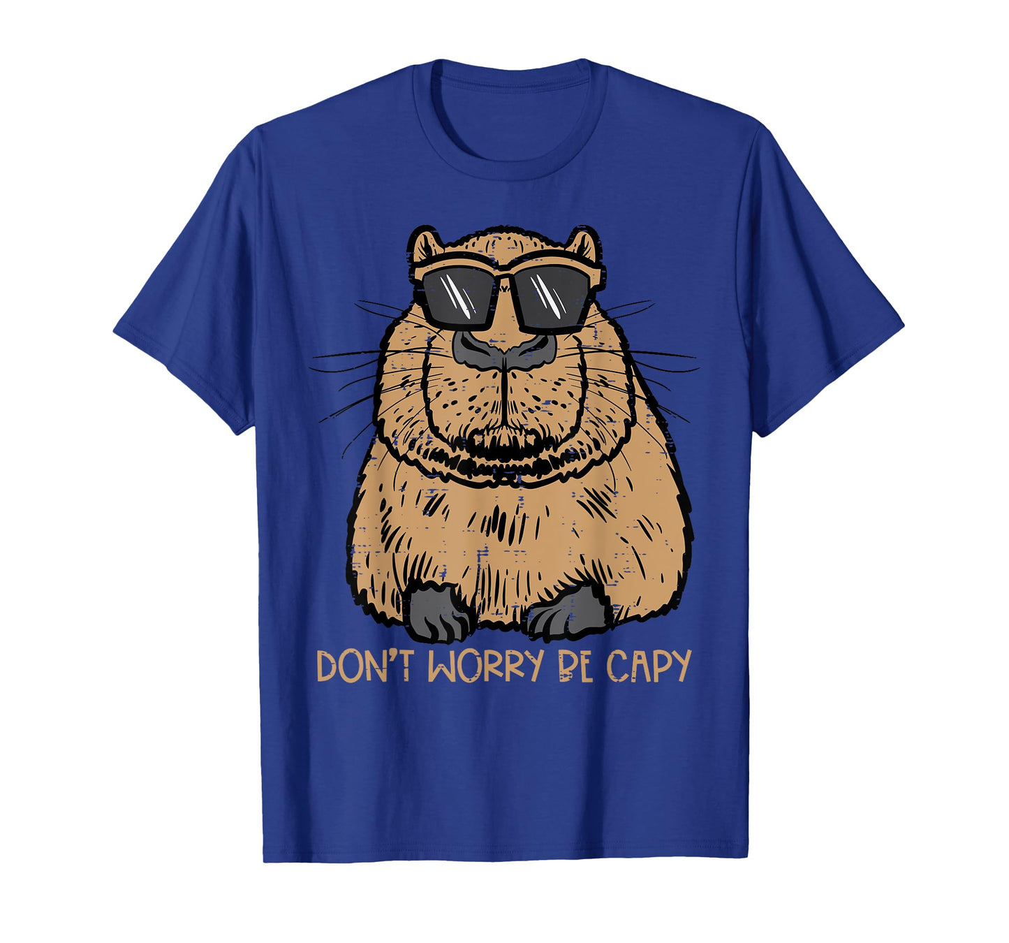 Dont Worry Be Capy Funny Capybara Pet Kids Men Women Teen T-Shirt