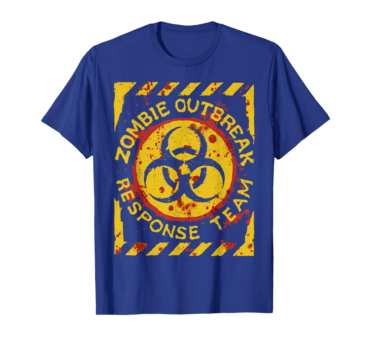 Zombie Outbreak Halloween Response Team Funny Men Apocalypse T-Shirt
