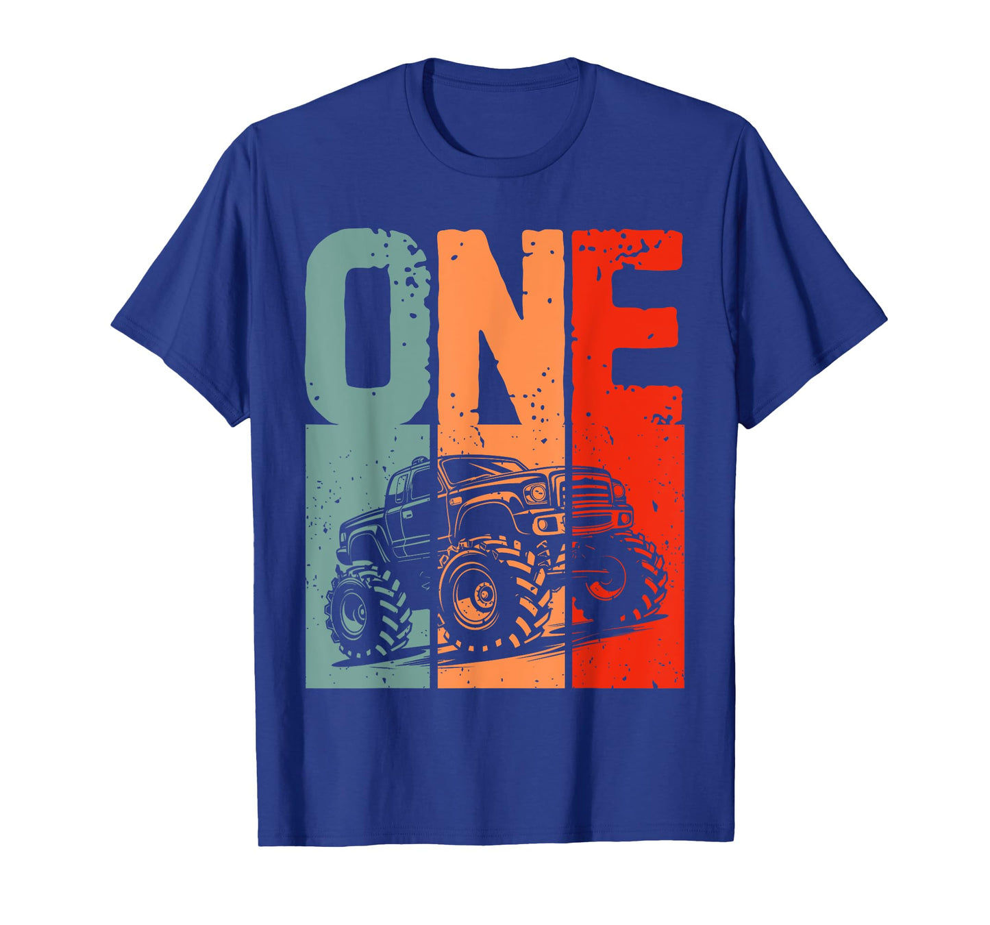 Kids I'm 1 One This Is How I Roll Monster Truck 1st Birthday T-Shirt