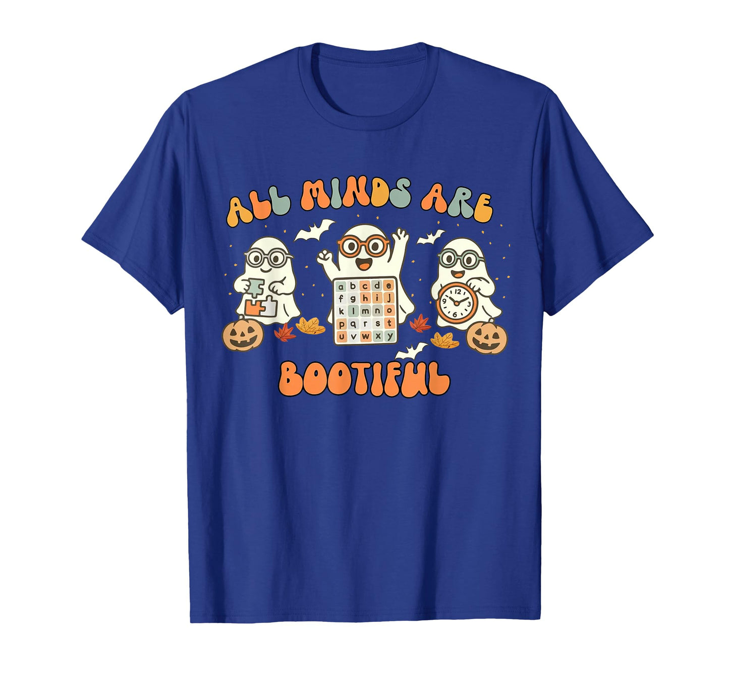 All Minds are Bootiful Special Education Teacher Halloween T-Shirt