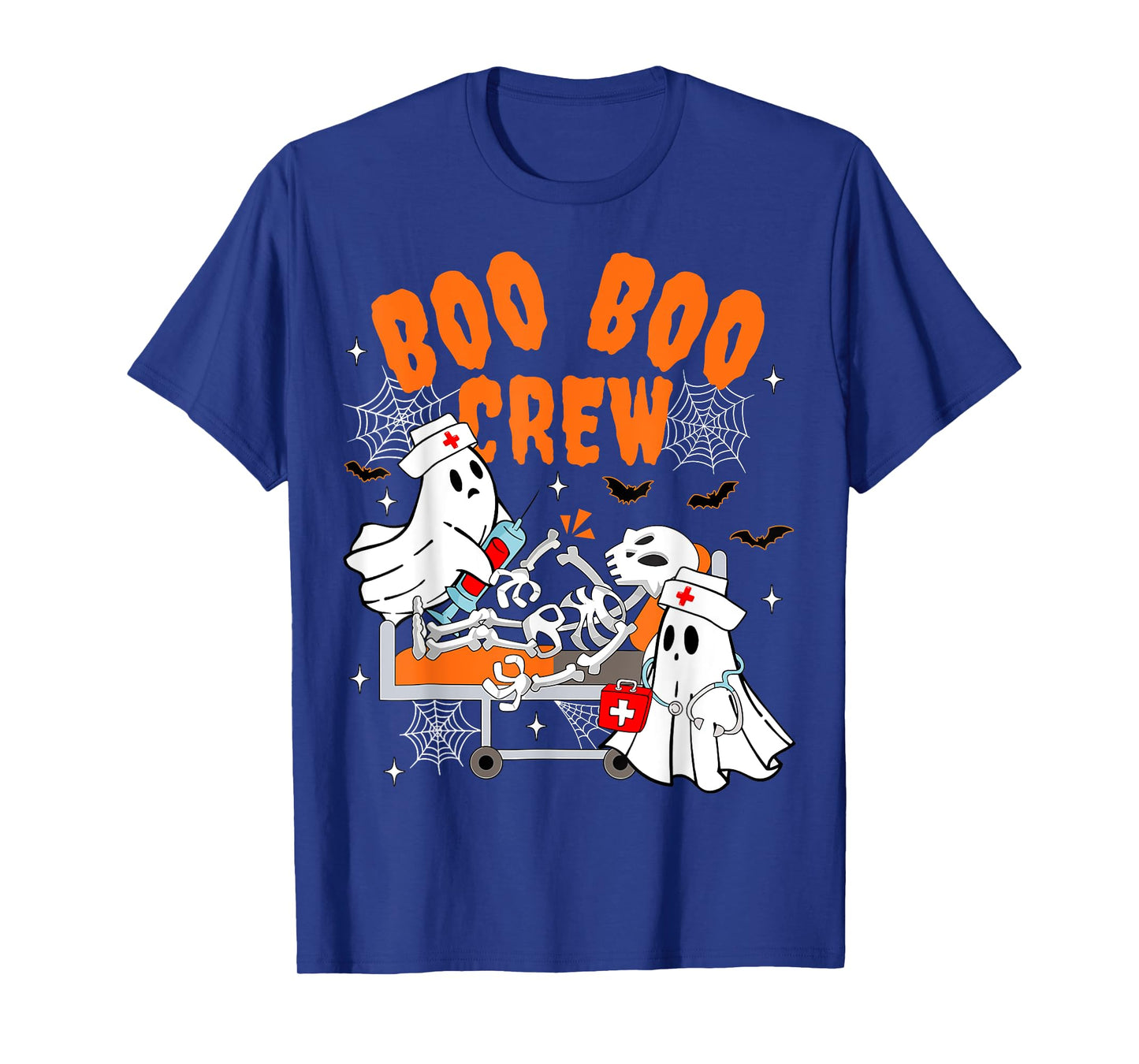 Boo Boo Crew Halloween Ghost Nurse Pediatric Nurse OR Nurse T-Shirt