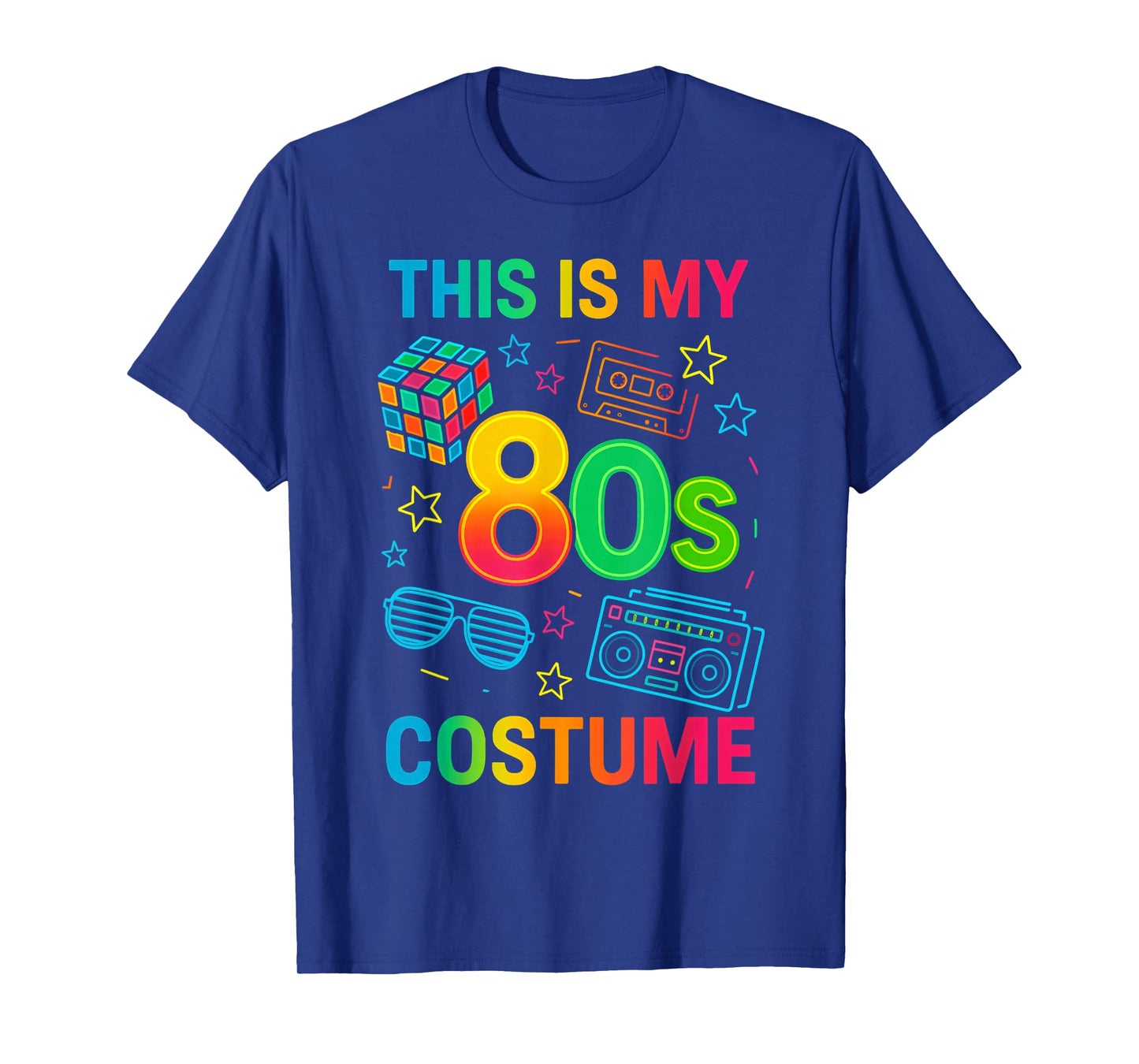 This is My 80s Costume Funny for 90s 70s Party T-Shirt