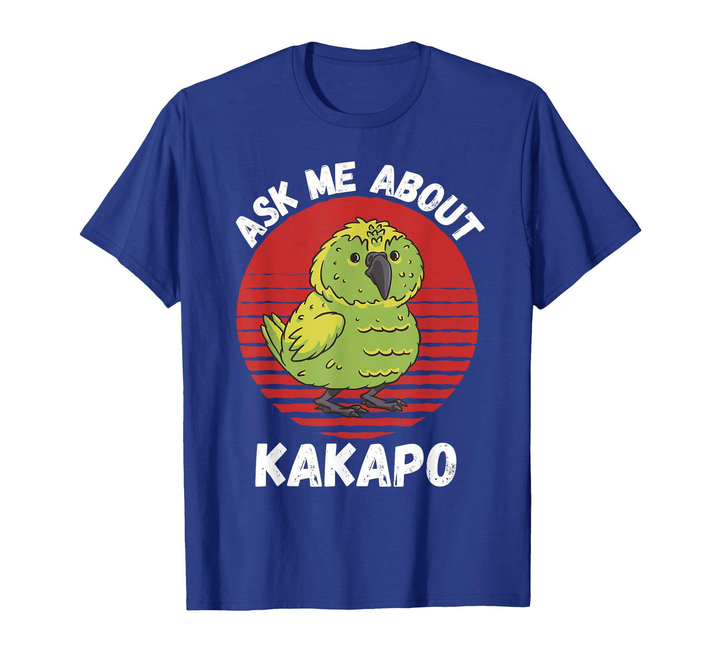 Retro Kakapo Ask Me About Kakapo Bird Lover T-Shirt