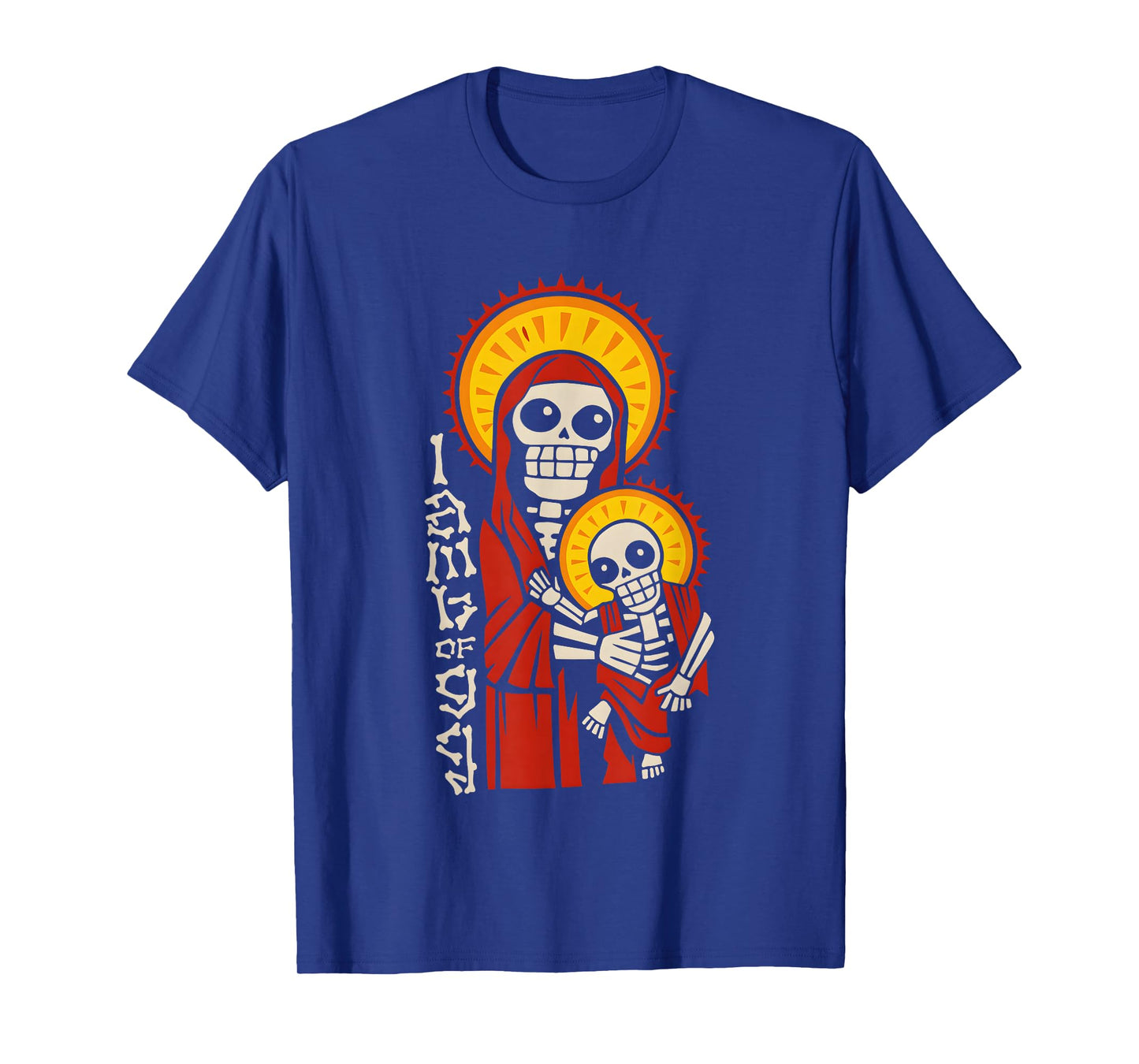 I Am The Lamb of God Skeleton Mother and Child T-Shirt