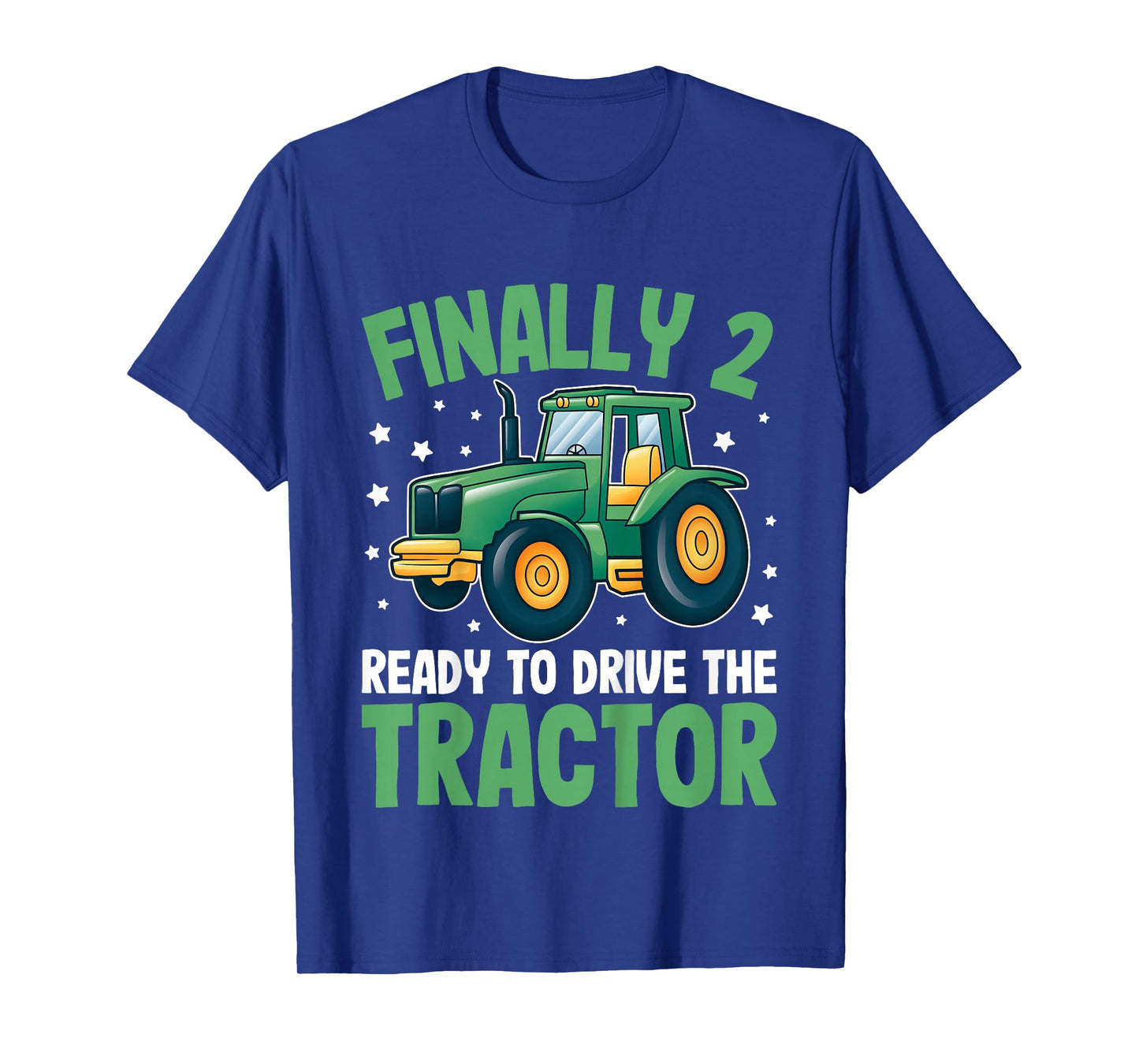 Tractor 2nd Birthday Shirt โ Ready to Drive the Tractor T-Shirt