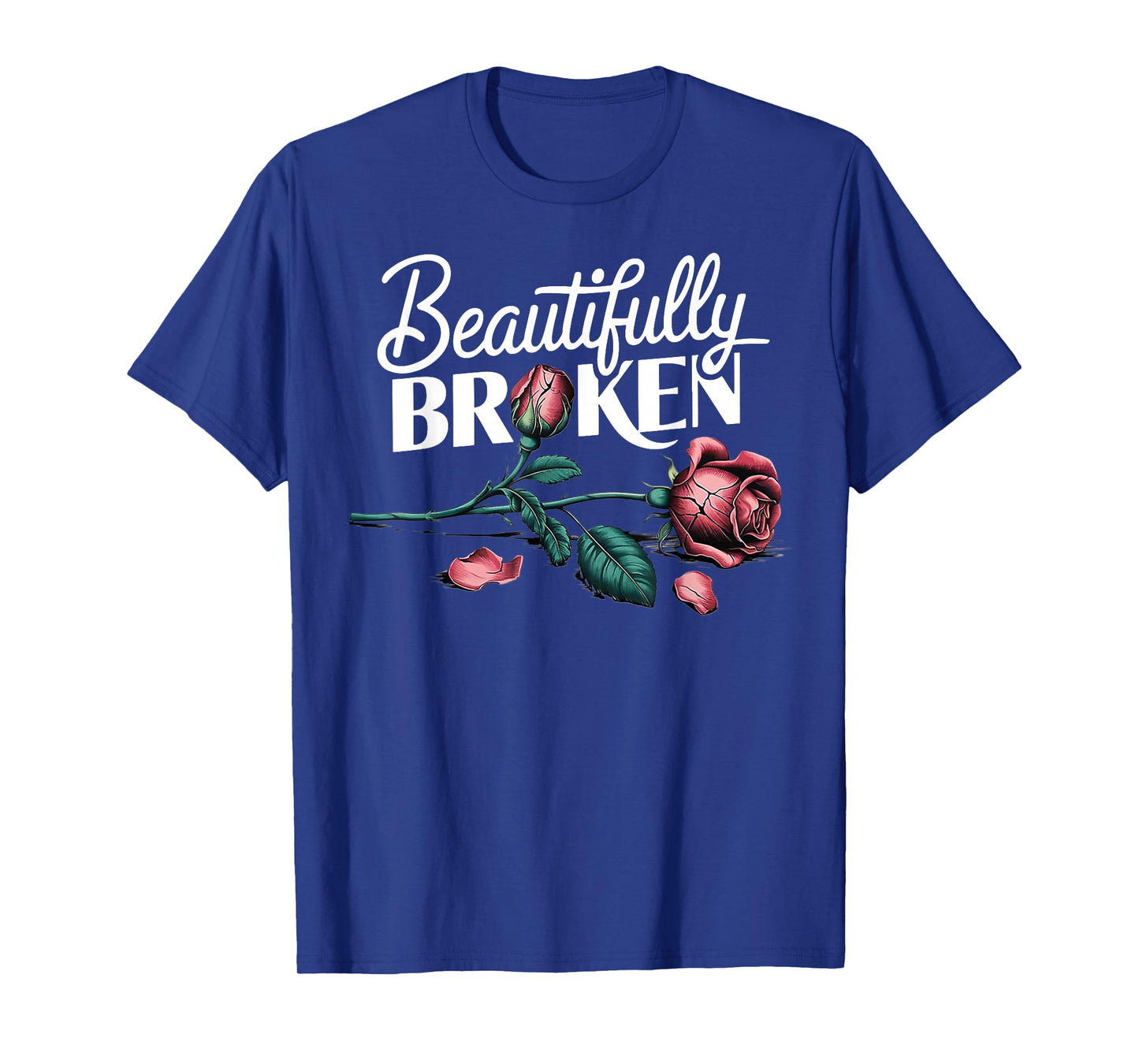 Beautifully Broken Rose Flower T-Shirt