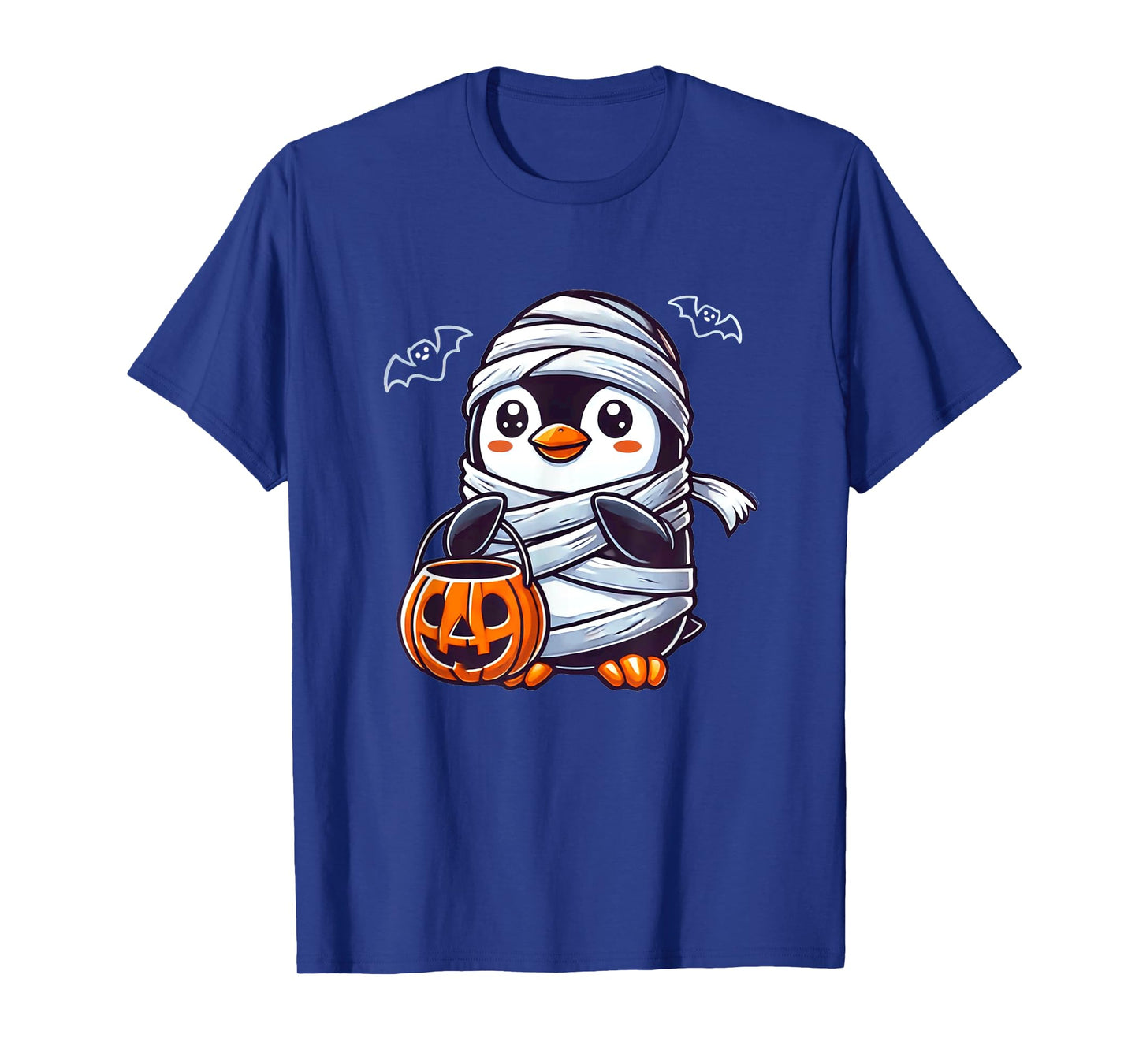 Penguin Halloween Mummy Kids Women Men Penguin T-Shirt