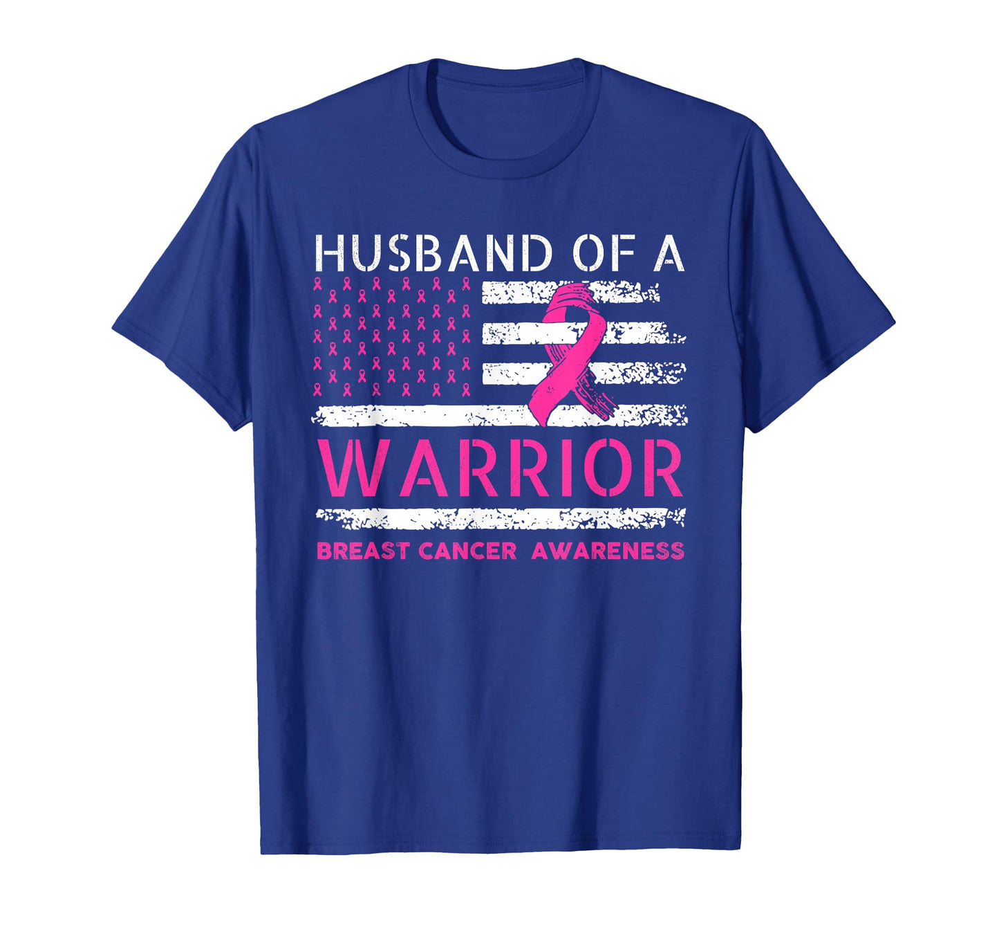 Husband of A Warrior Breast Cancer Awareness Support Squad T-Shirt