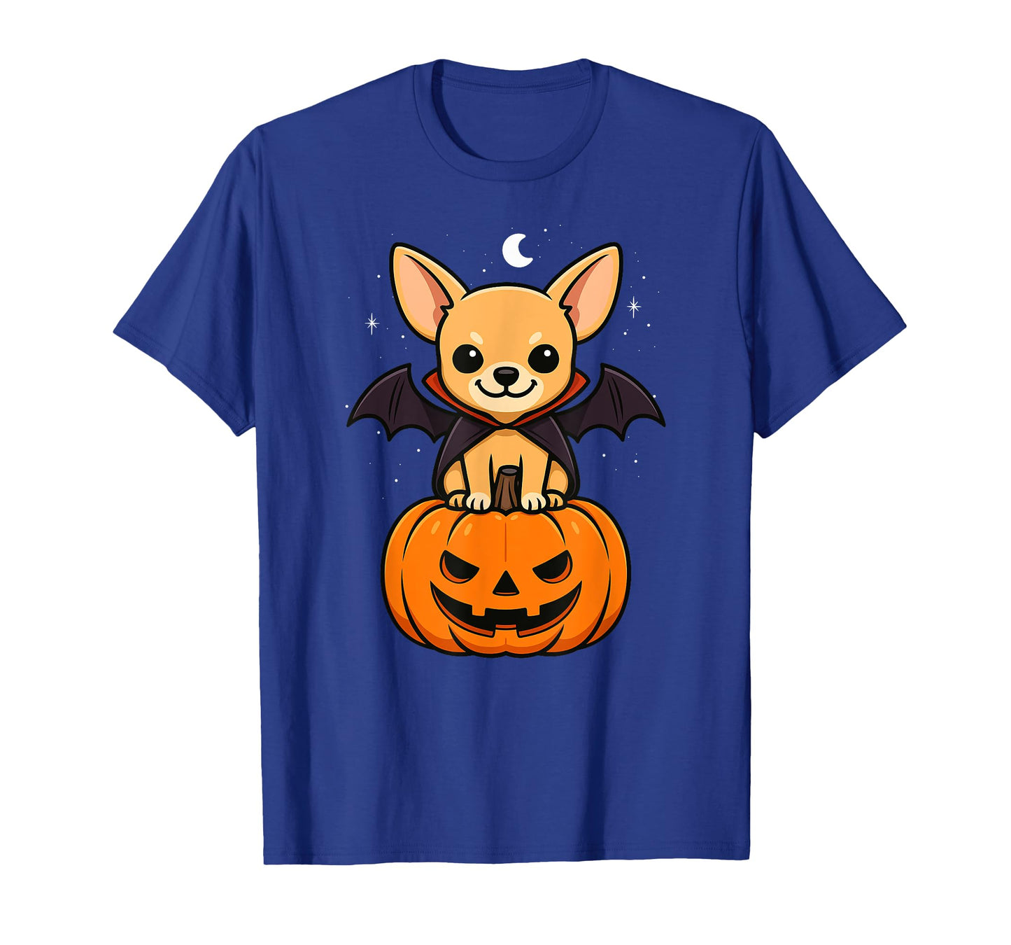 Chihuahua Animal Lover Vampire Pumpkin Halloween Mom Dad T-Shirt