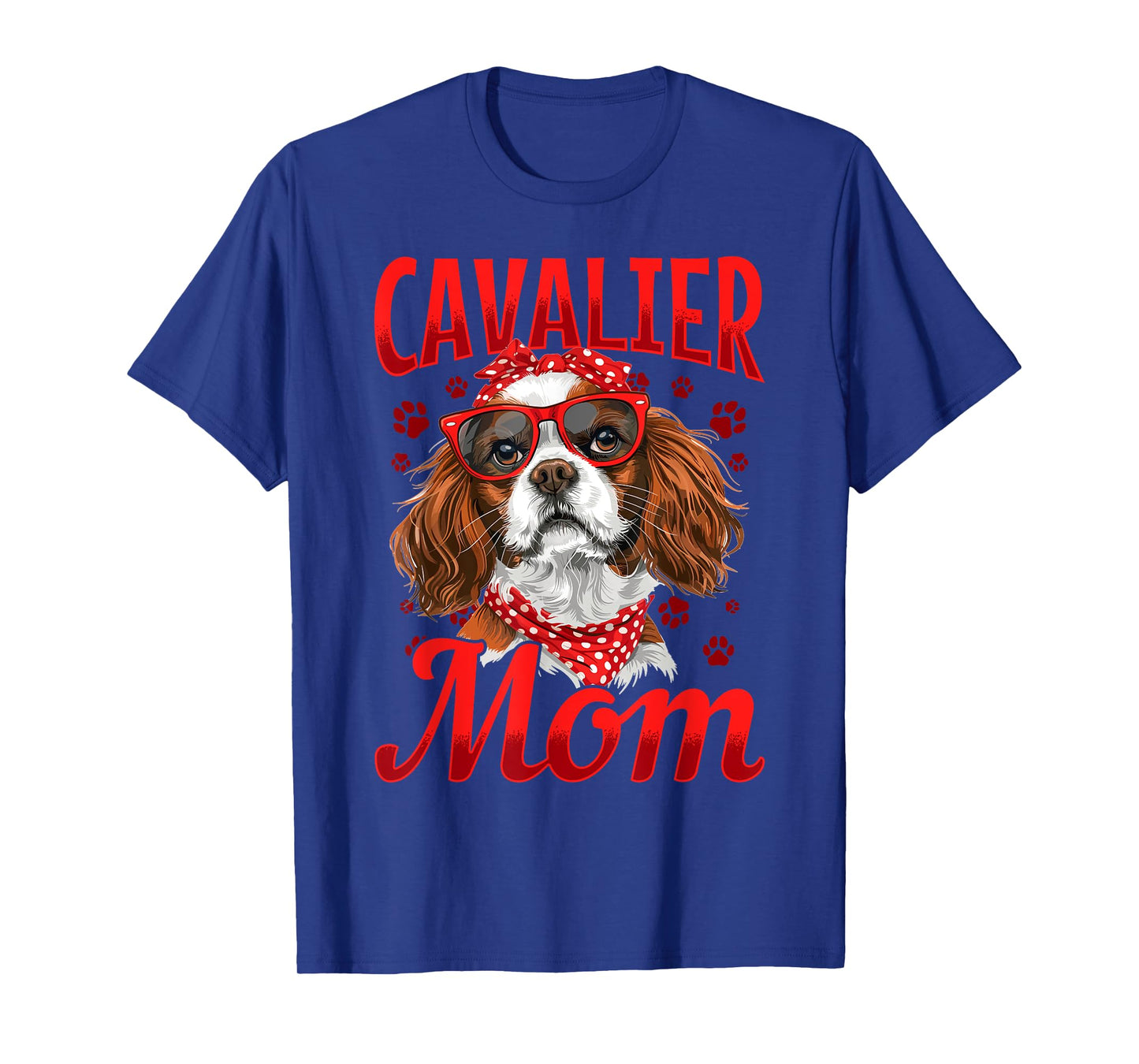 Cavalier King Charles Spaniel Dog Breed Cavalier Mom T-Shirt for Men Women Kids