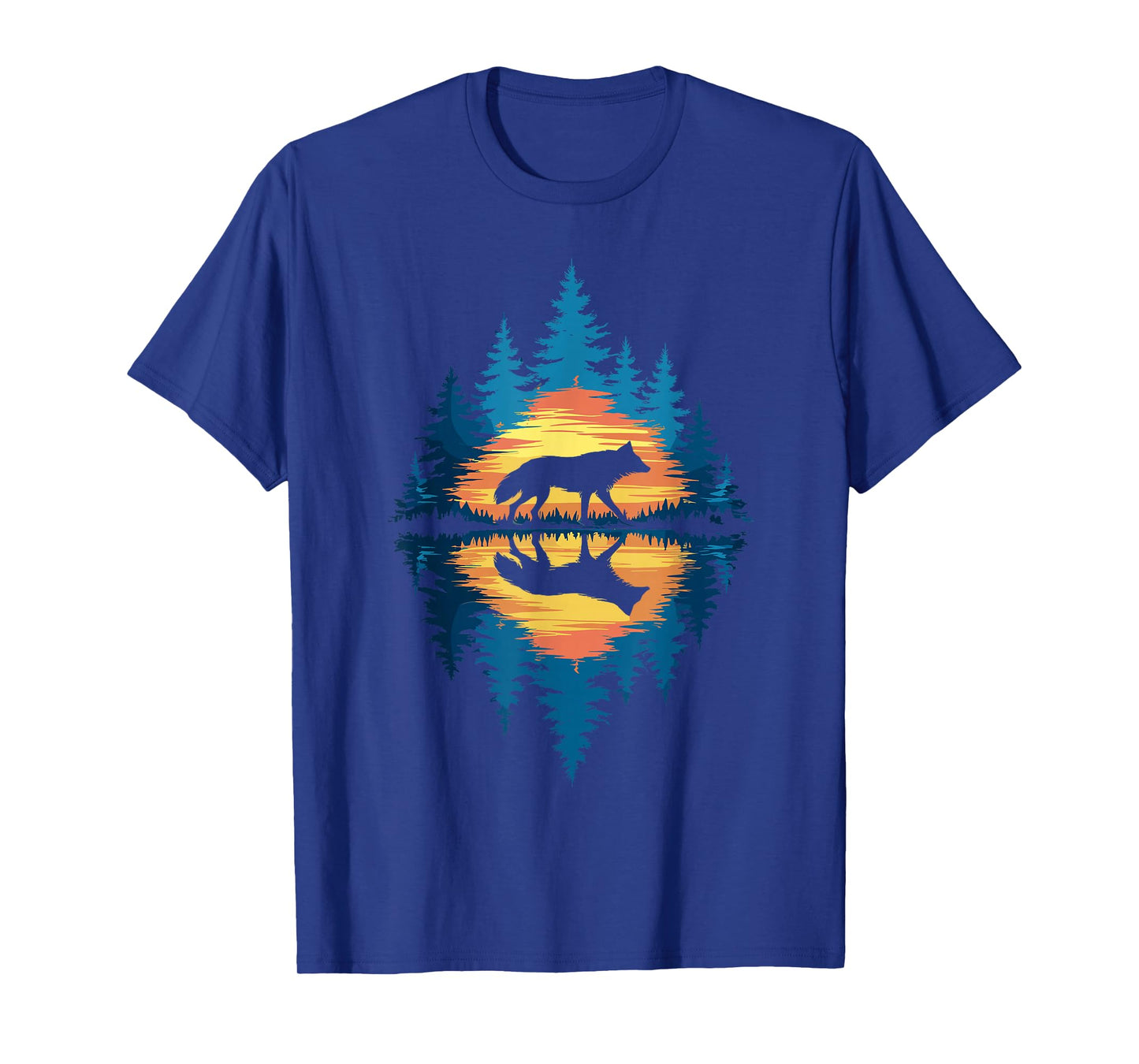 Wolf Forest Nature Wildlife Outdoor Men Women Kids Boys T-Shirt