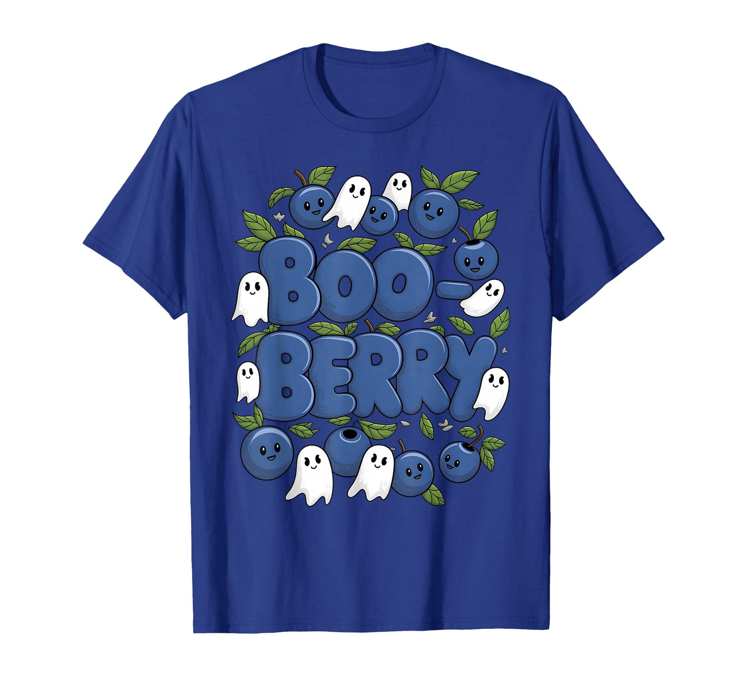 Boo Berry Blueberry Halloween Funny Ghost Costume Boys Girls T-Shirt