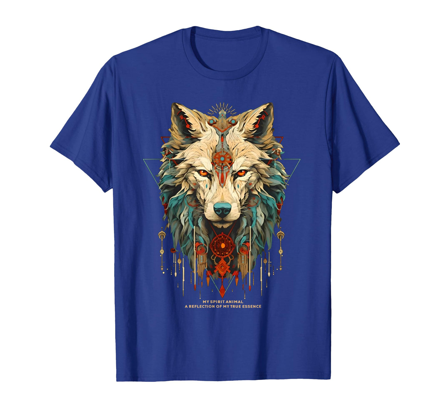 Wolf Spirit Animal Sacred Shaman Native American Clan T-Shirt