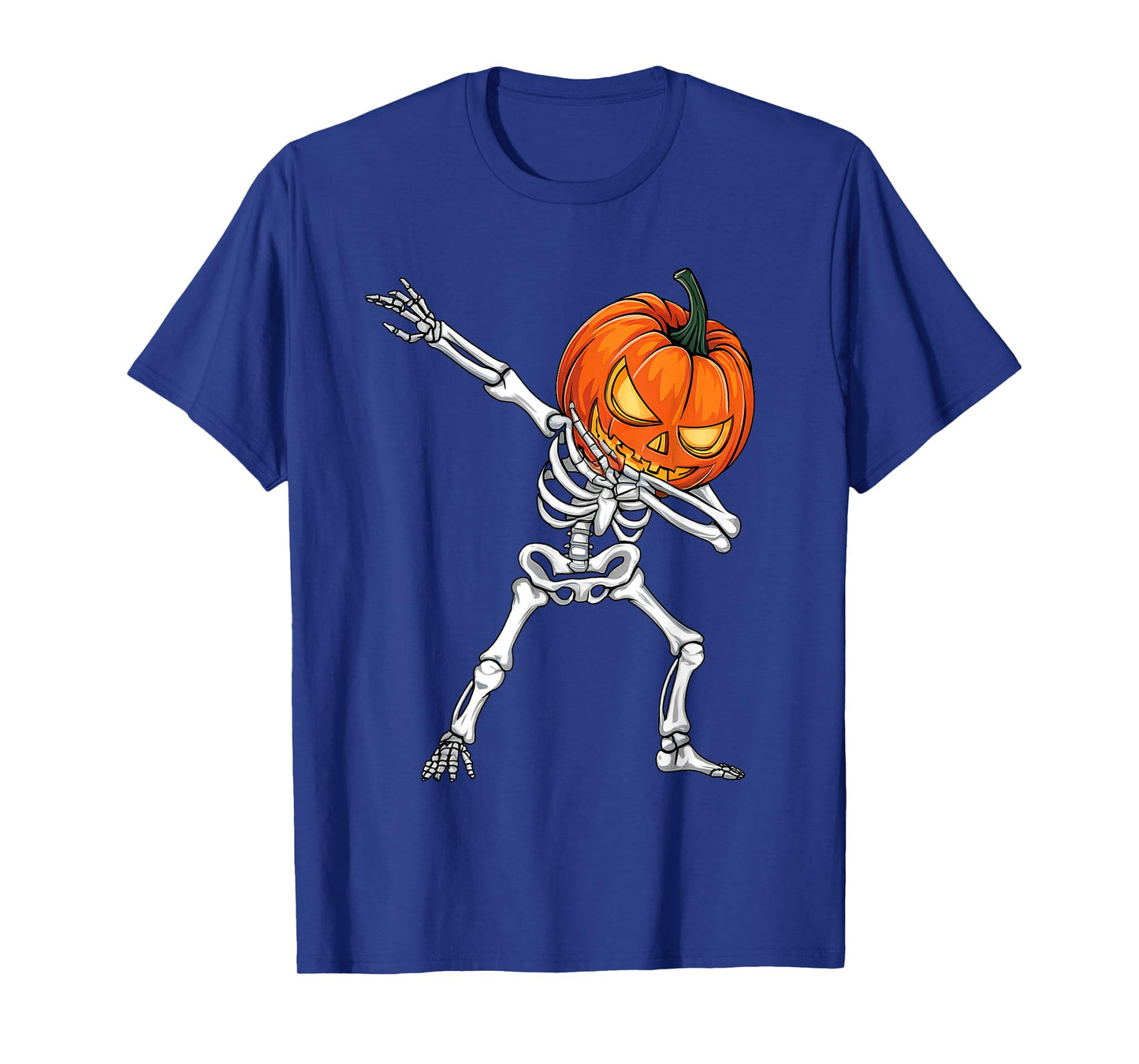 Dabbing Pumpkin Skeleton Halloween Dab Boys Teen Toddler Kid T-Shirt