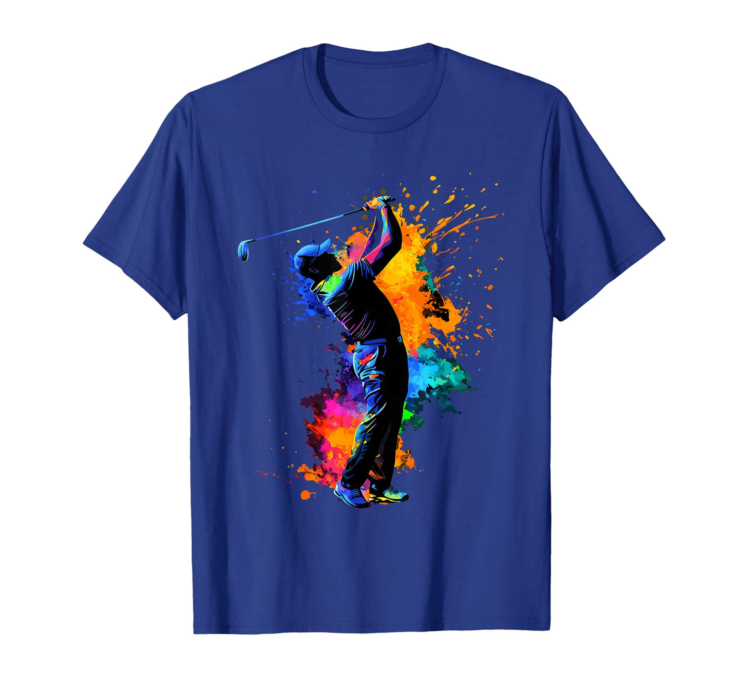 Colorful Golfer Golf Golfing T-Shirt