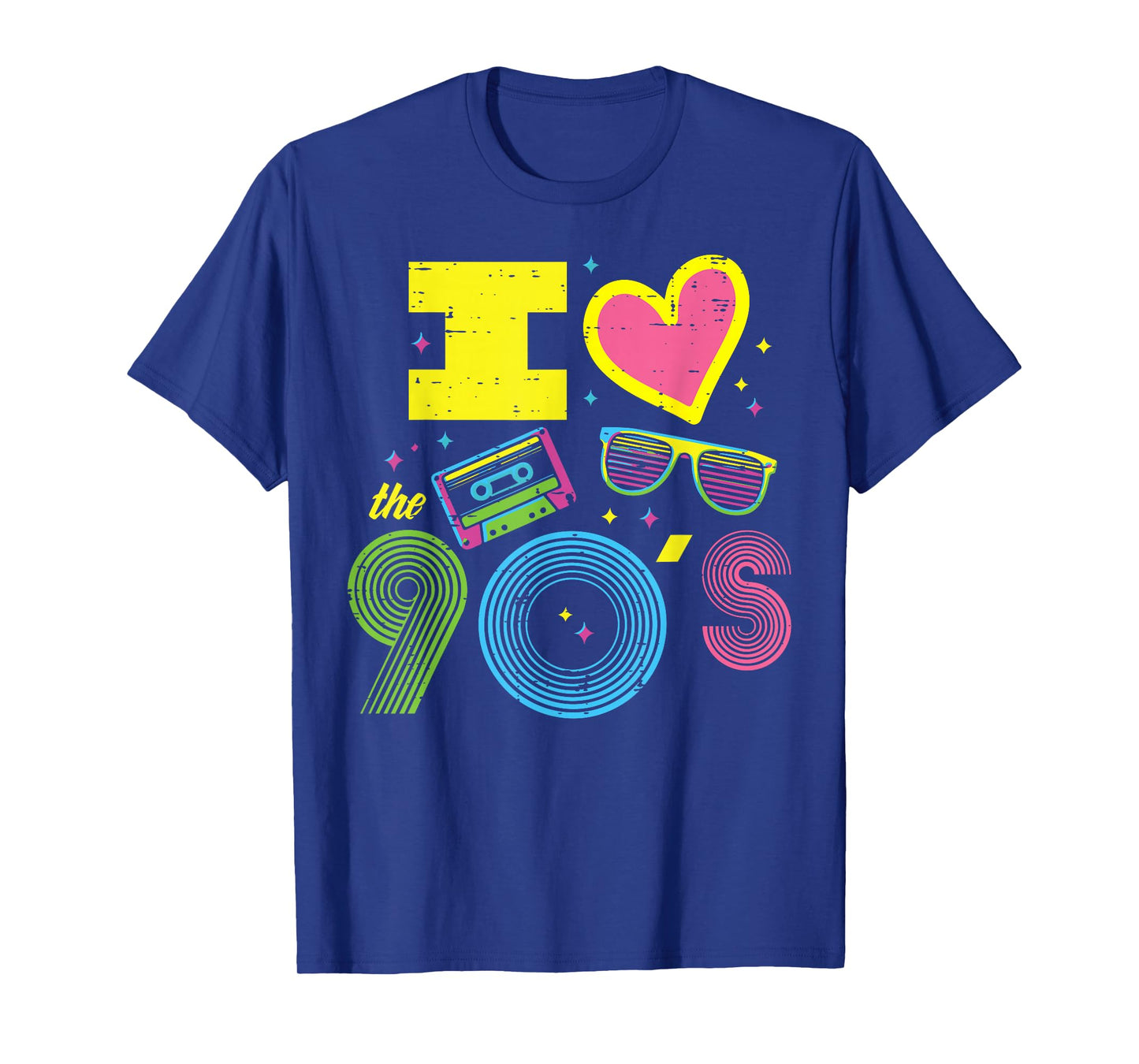 I Love Heart The 90s Retro Throwback Vibes Women Men Kids T-Shirt