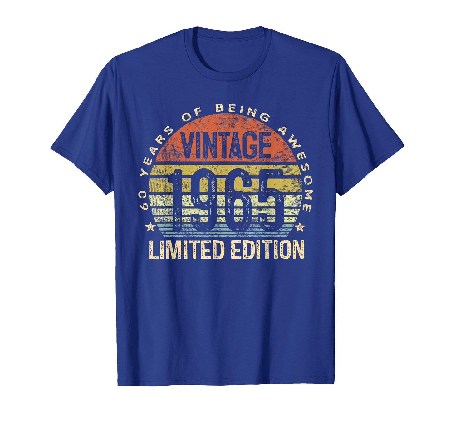 Vintage 1965 Limited Edition 60-Year-Old Gifts 60th Birthday T-Shirt