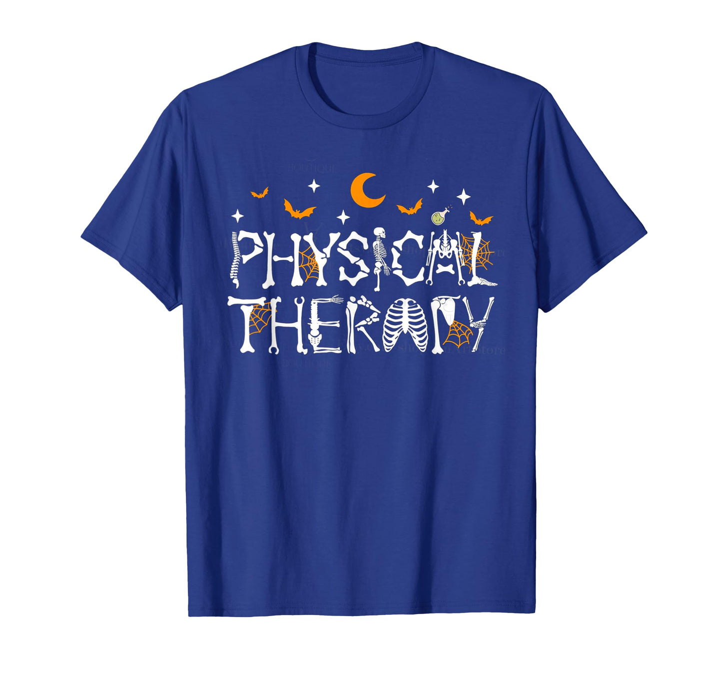 Halloween Physical Therapy Skeleton Pediatric PT PTA DPT T-Shirt