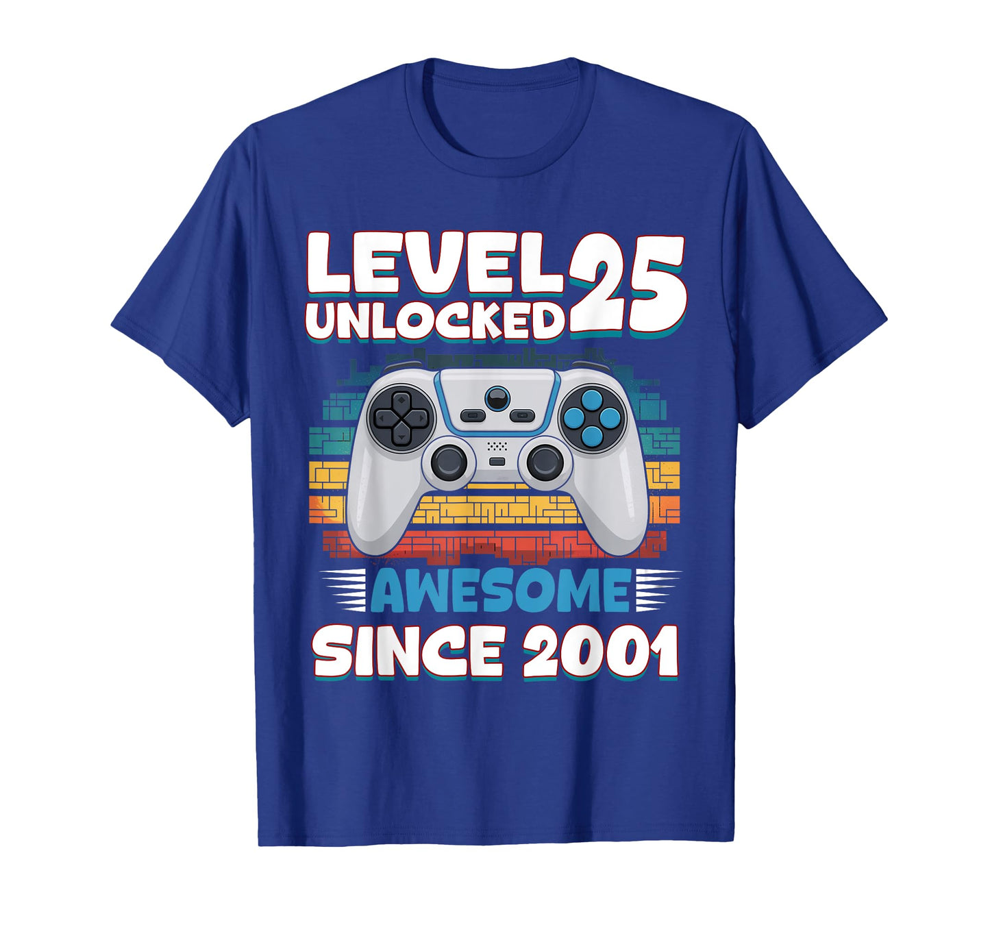25 Year Old Bday Decorations Son Boy 25yr 2001 25th Birthday T-Shirt