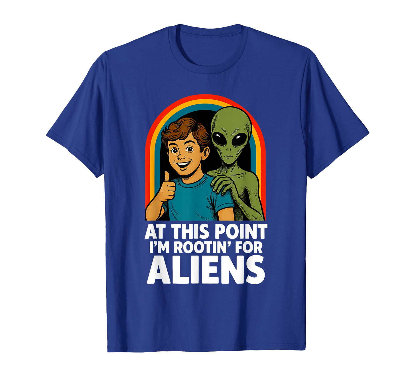 Retro Sarcasm Men Women Kinds Funny Aliens T-Shirt