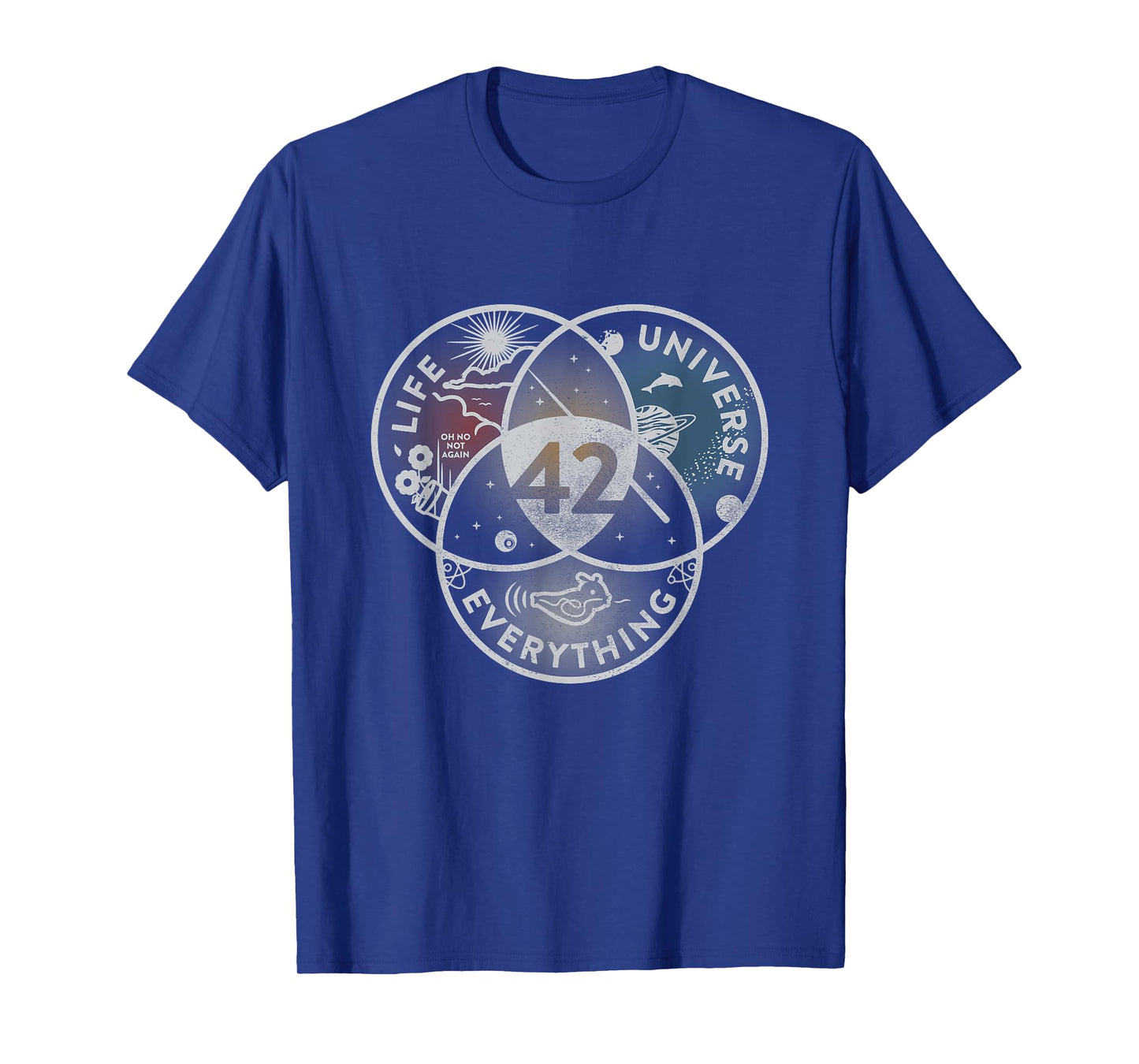 Venn Diagram Life The Universe And Everything - 42 Life T-Shirt