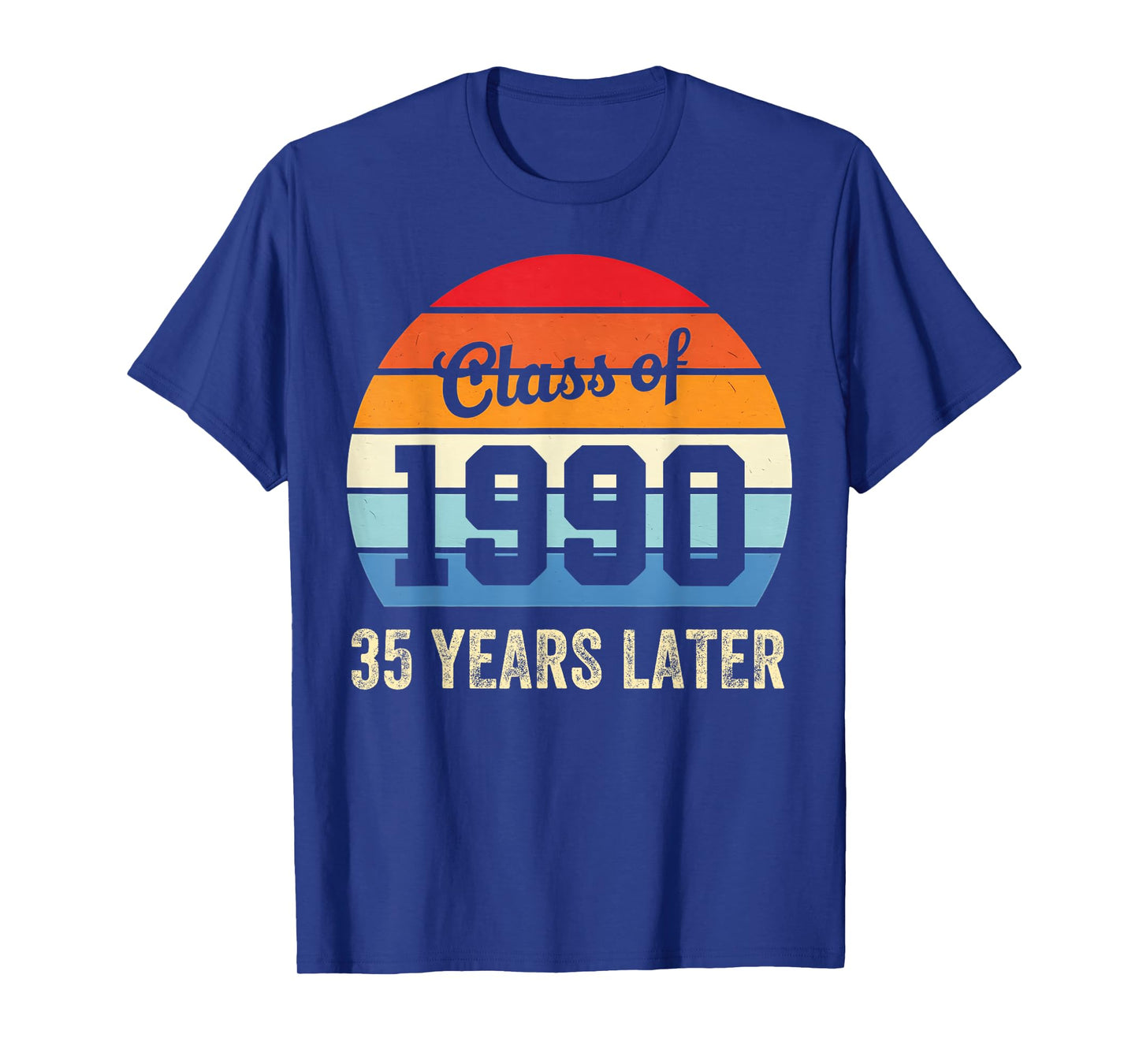Vintage Class Of 1990 35 Years Later Reunion 35th Graduation T-Shirt