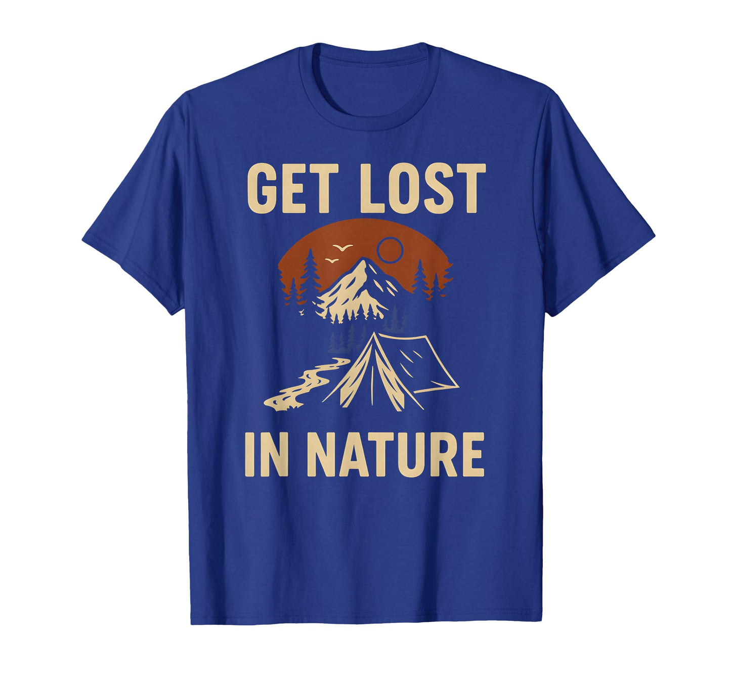 Creation Get Lost in Nature Vintage Mens Christian Religious T-Shirt