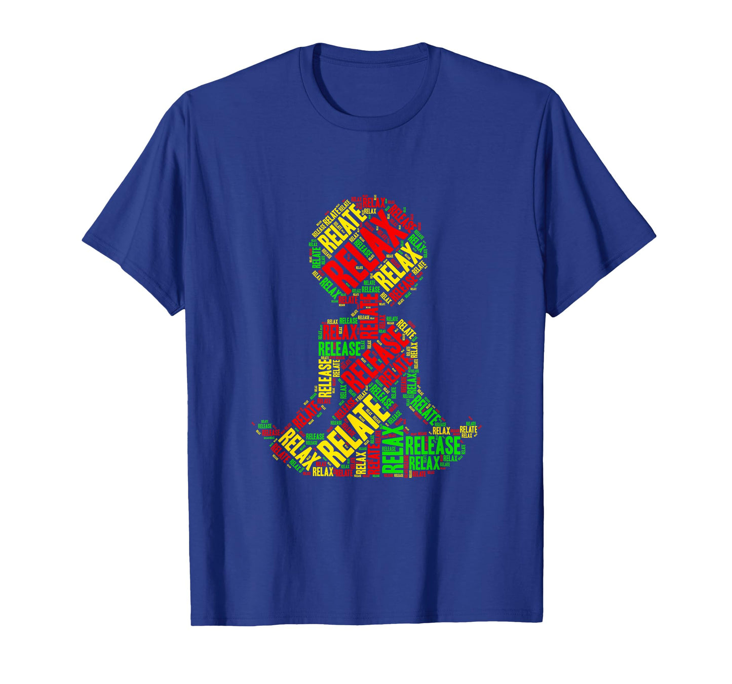 Relax, Relate, Release Afro Yoga T-Shirt