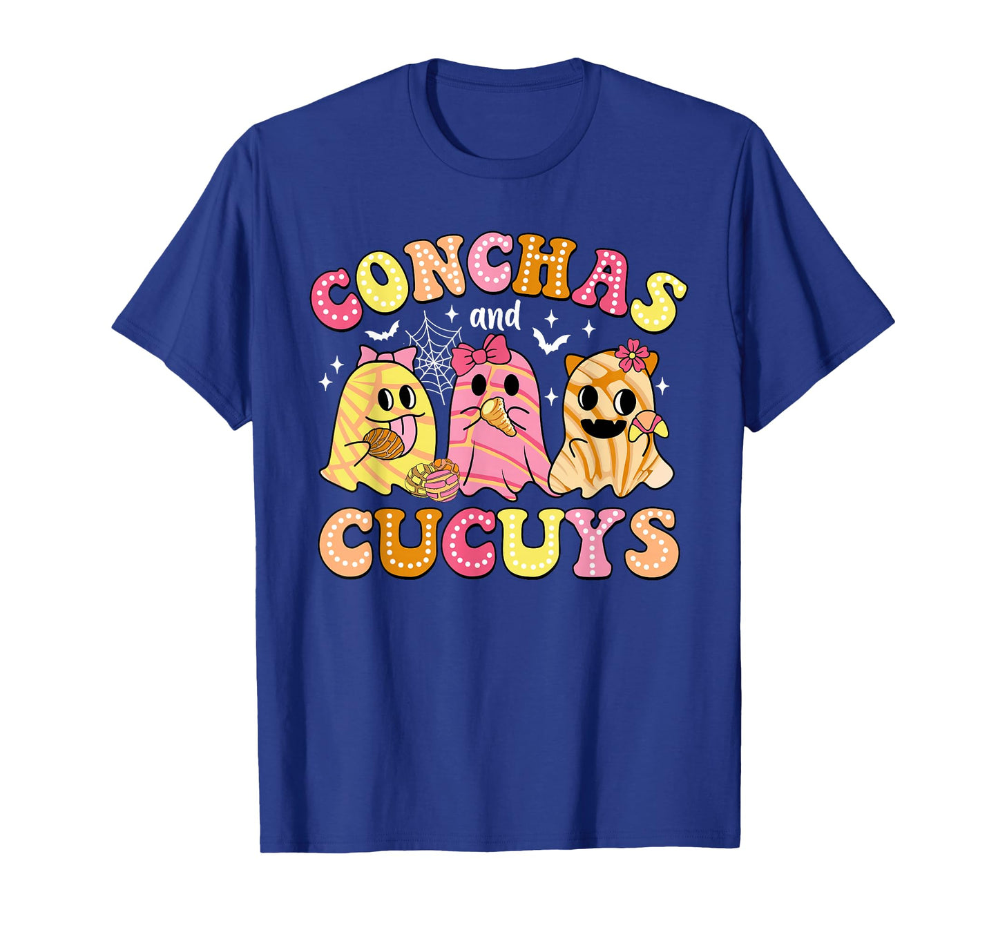 Conchas And Cucuys Ghost Mexican Spanish Halloween T-Shirt