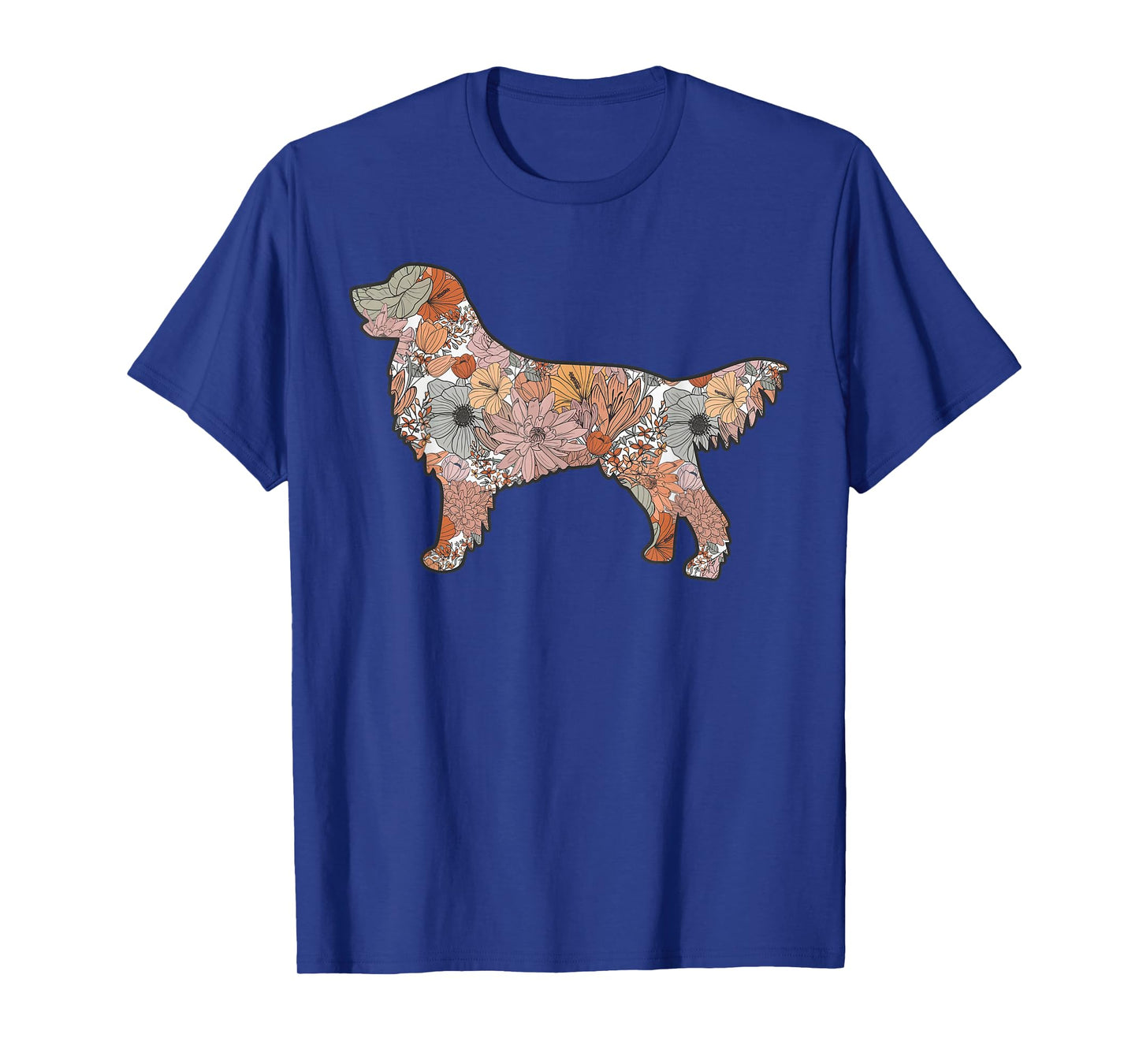 Wildflower Golden Retriever, Cute Mother's Day Golden Mom T-Shirt