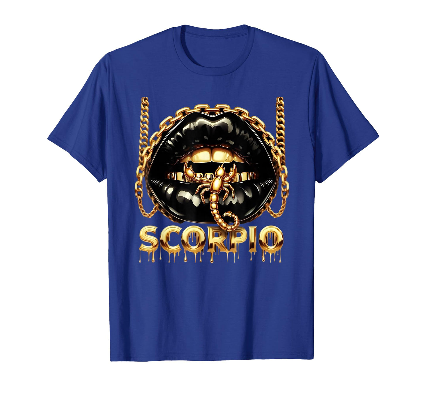 Scorpio Zodiac Horoscope Scorpion Lips for Women T-Shirt