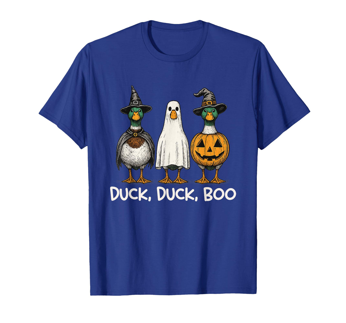 Duck Duck Boo Spooky Season Halloween Costume Duck Mallard T-Shirt