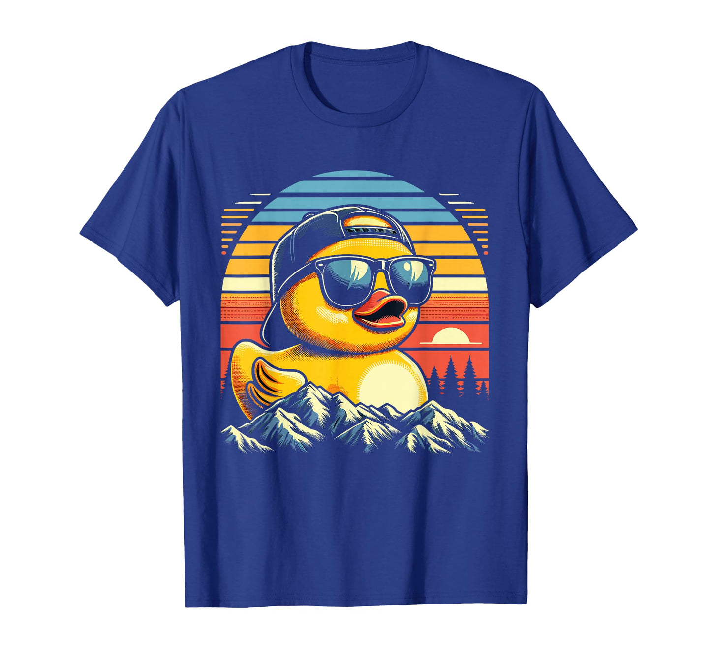Duck Funny Shirts Graphic Tees Men Rubber Duck Cool Teen Boy T-Shirt