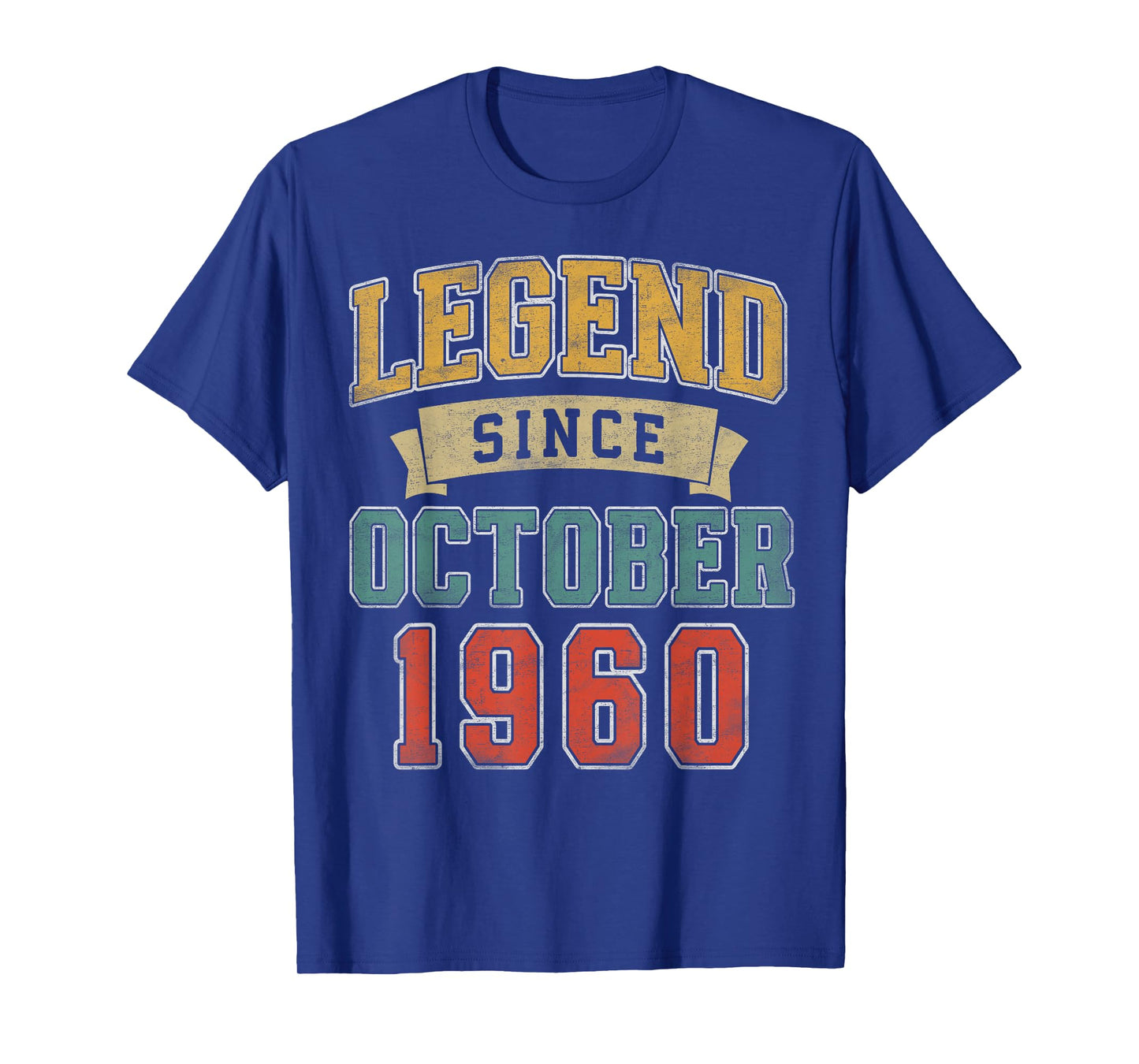 Legend October 1960 65th Birthday Men Women 65 Year Old T-Shirt