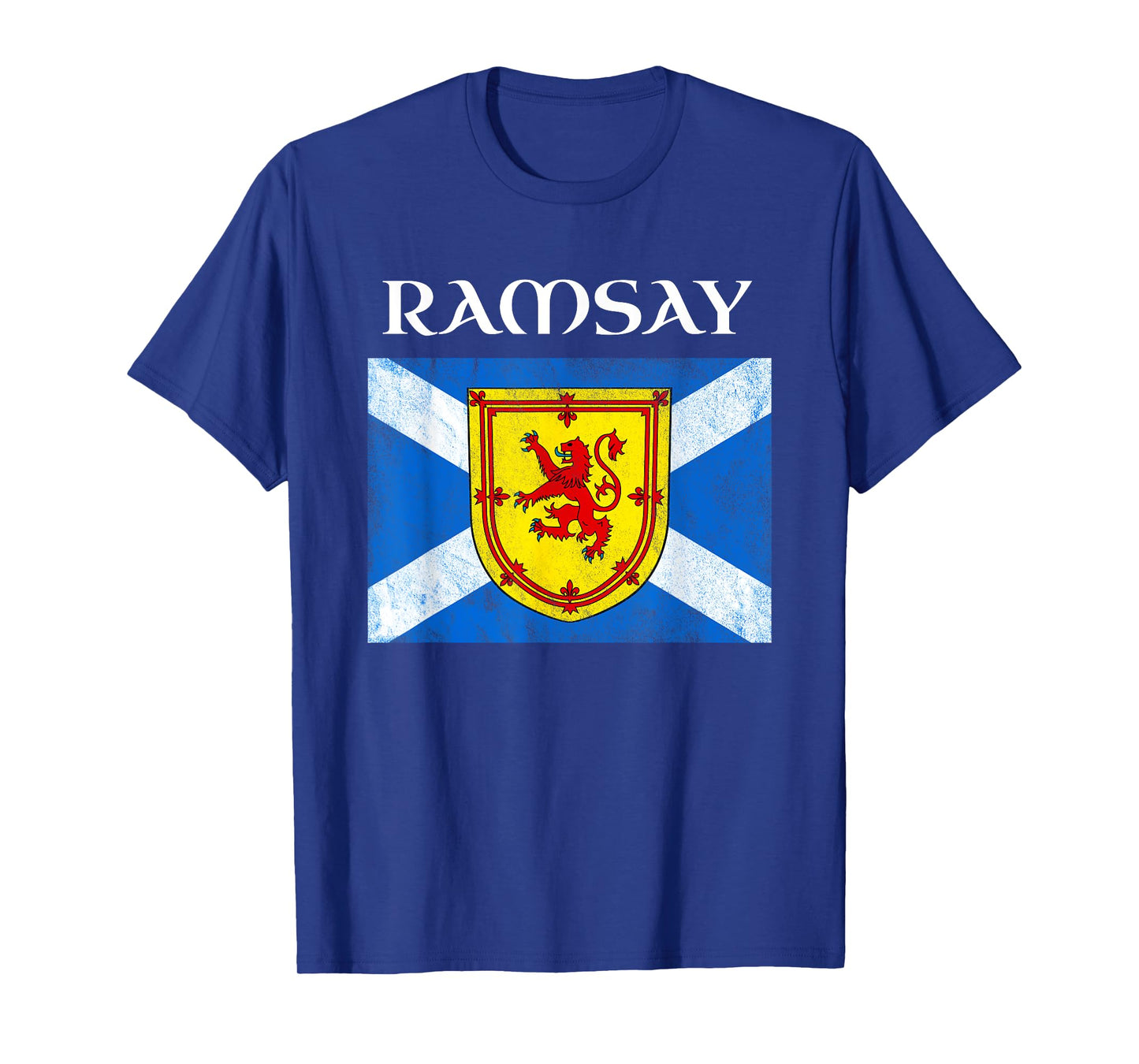 Ramsay Scottish Clan Family Name Scotland Flag T-Shirt