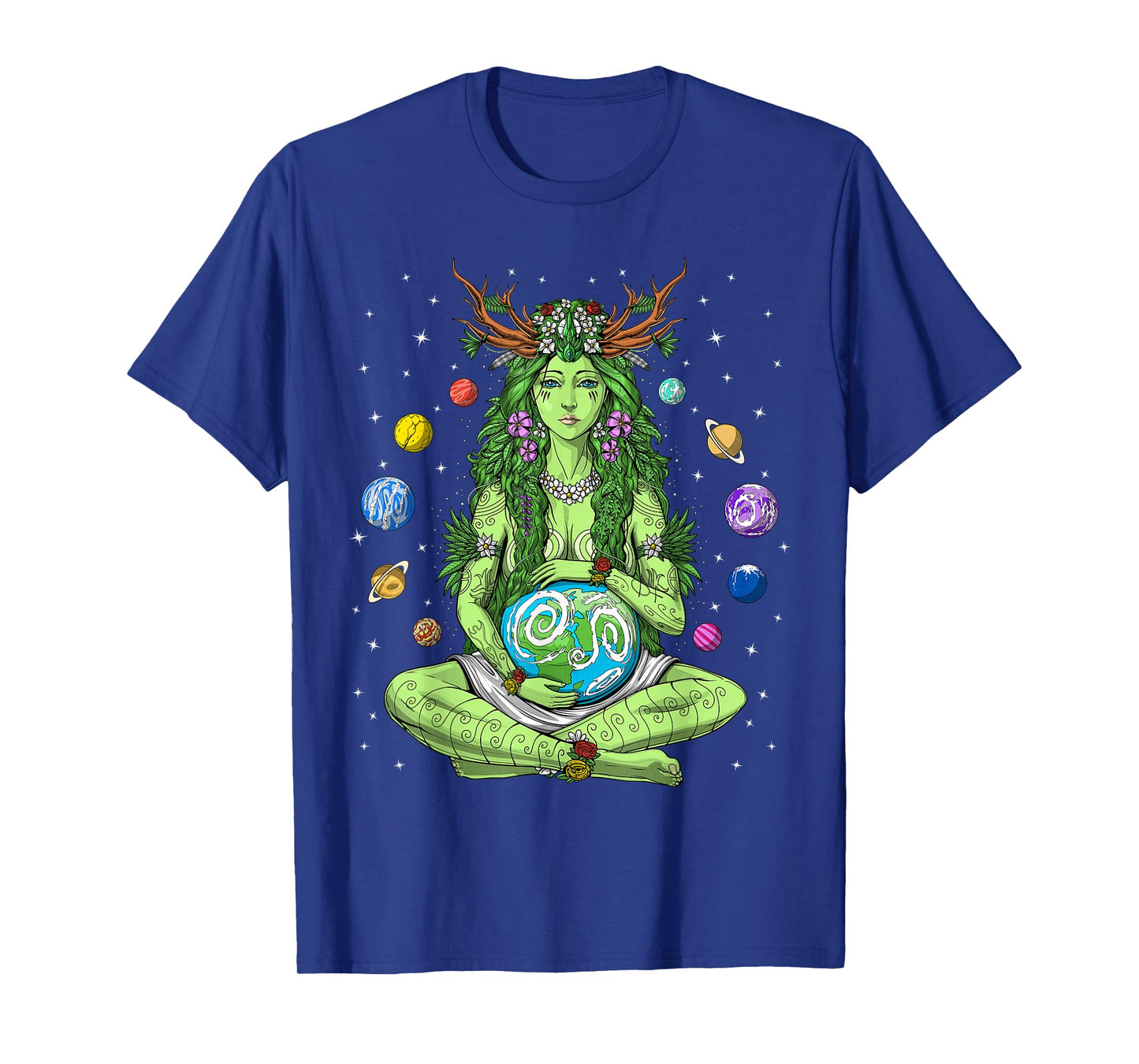 Gaia Greek Goddess Pagan Mother Earth Hippie Nature Witchy T-Shirt
