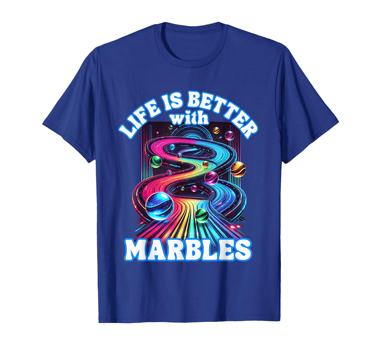Marble Racing Track marble Race Game Playing Marbles Expert T-Shirt