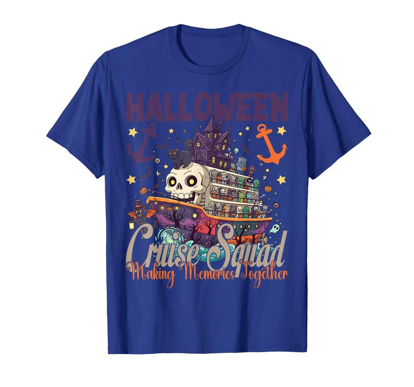 Halloween Cruise Squad 2025 Halloween Trip Family Cruising T-Shirt