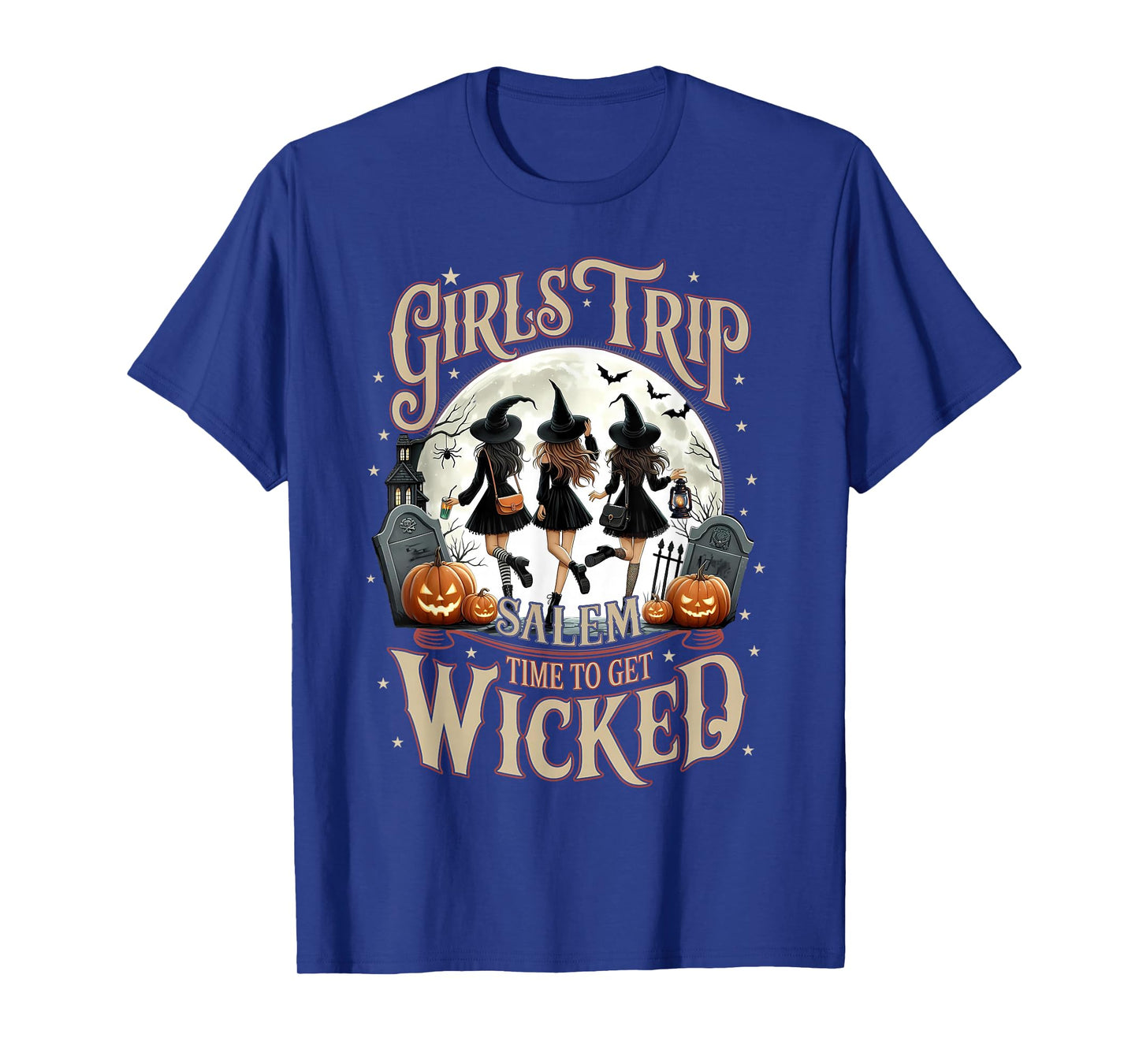 Vintage Salem 1692, Girls Trip Salem Time To Get Wicked T-Shirt