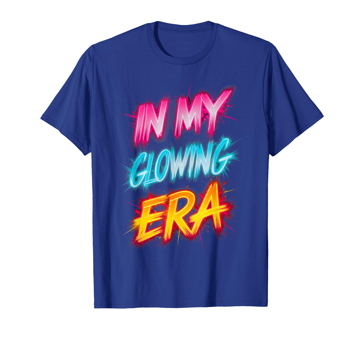 In My Glowing Era Groovy Colorful Bright T-Shirt