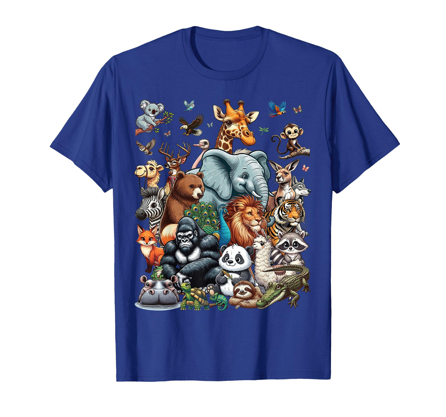 Zoo Animals Wildlife Safari Jungle Zoo Birthday Party T-Shirt