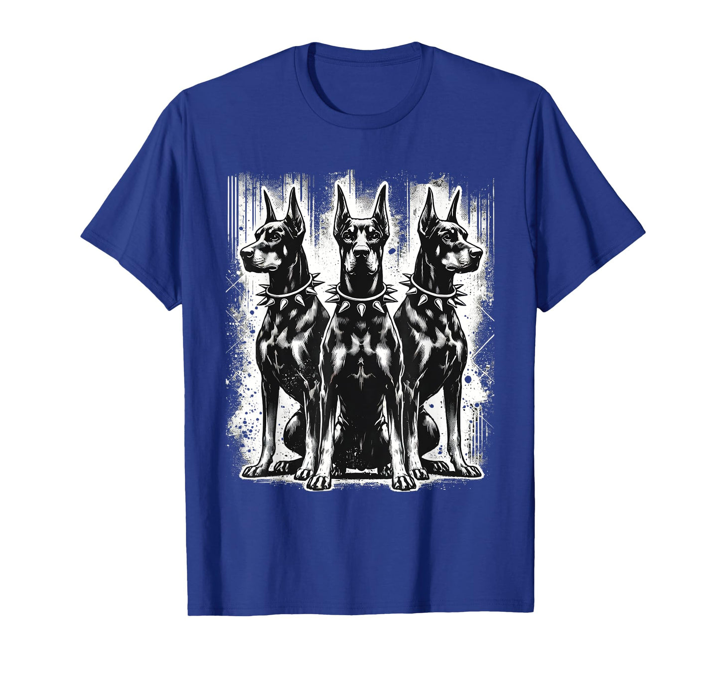 Doberman Pinscher Black and White Dog Lovers T-Shirt