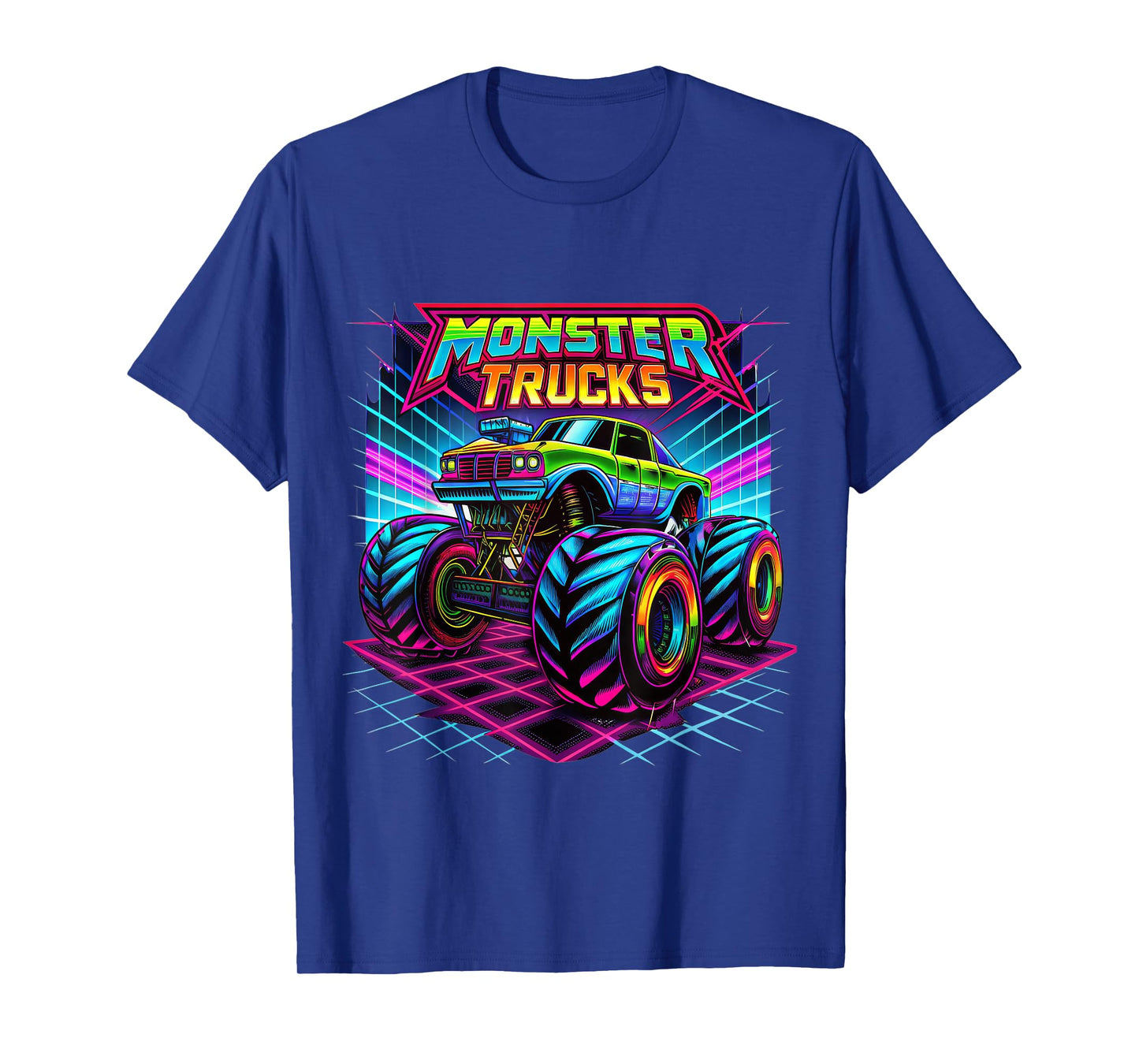 Monster Truck Colorful Graffiti For Toddlers Youth Adults T-Shirt