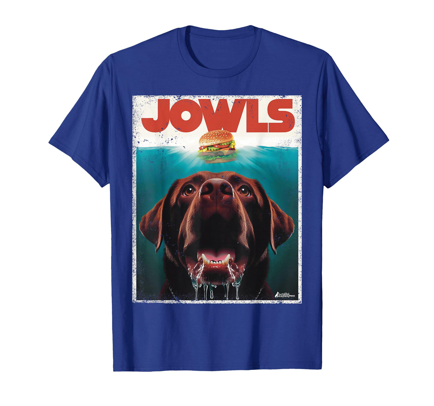 Funny Chocolate Lab Jowls, Labrador Retriever Dog Mom Dad T-Shirt
