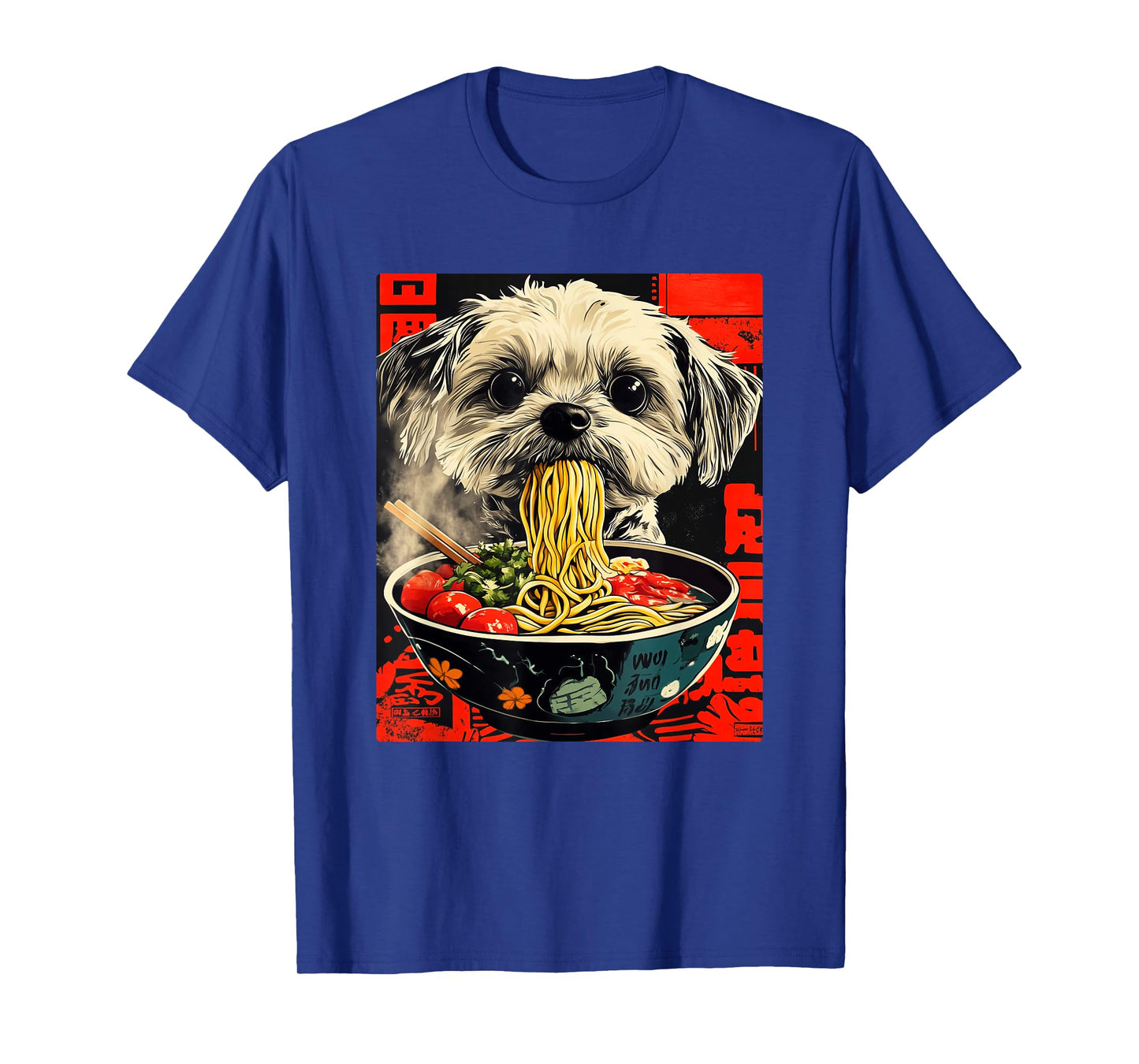 Funny Shih Tzu Ramen Japanese Kawaii Shih Tzu T-Shirt